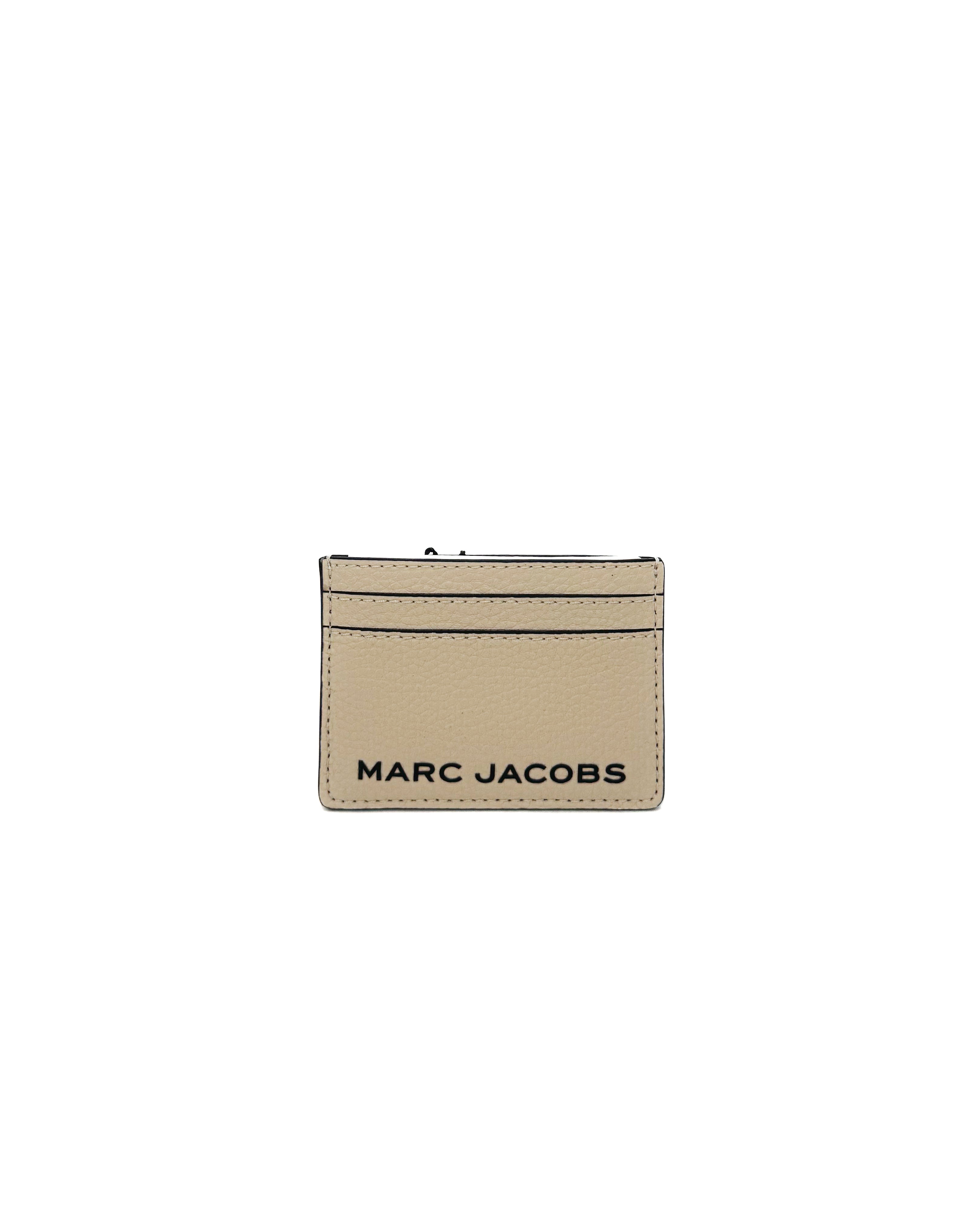 MARC JACOBS - THE LEATHER CARD CASE	MARSHMALLOW