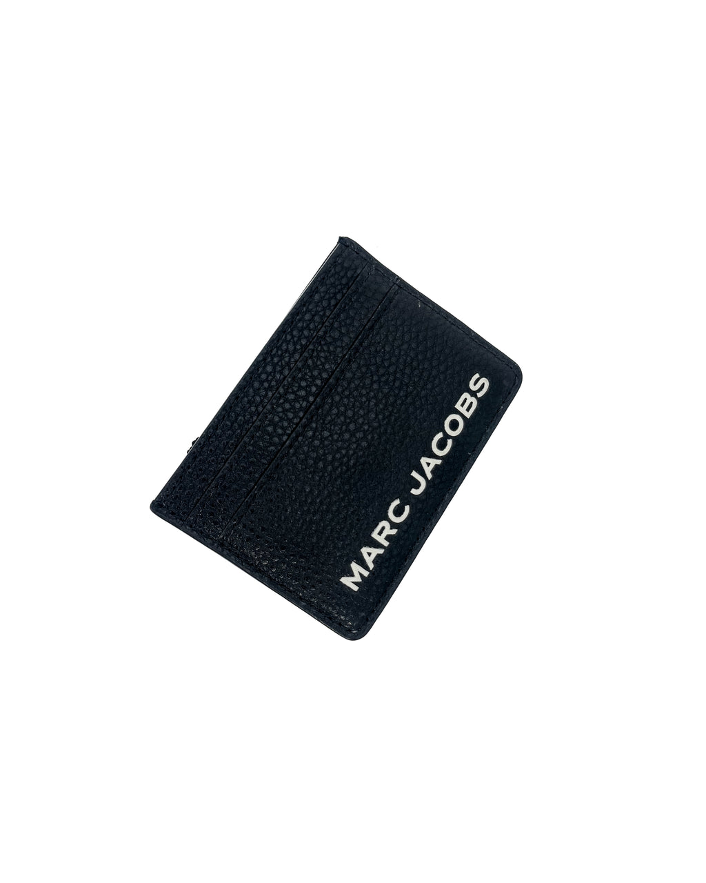 MARC JACOBS - THE LEATHER CARD CASE	BLACK