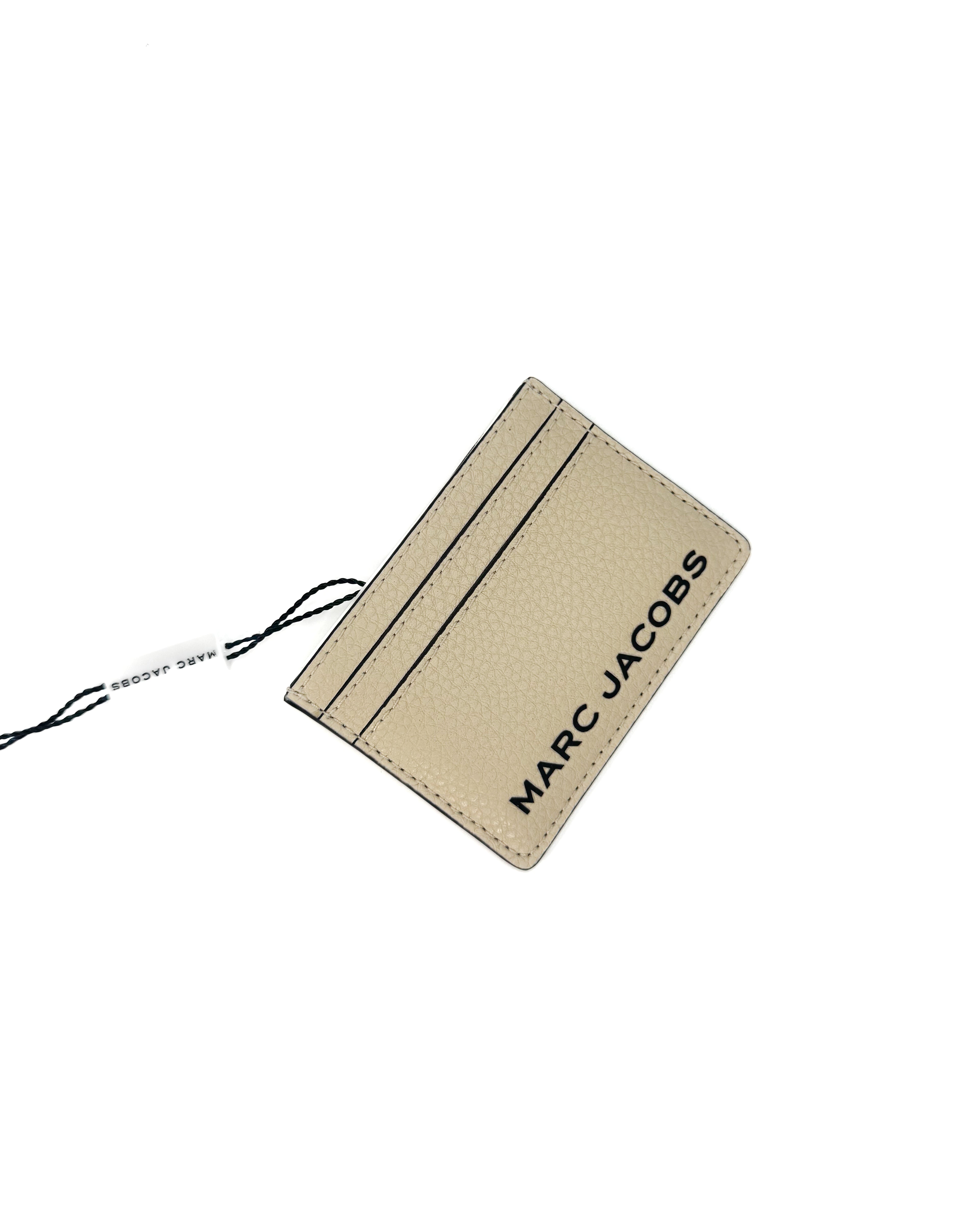 MARC JACOBS - THE LEATHER CARD CASE	MARSHMALLOW