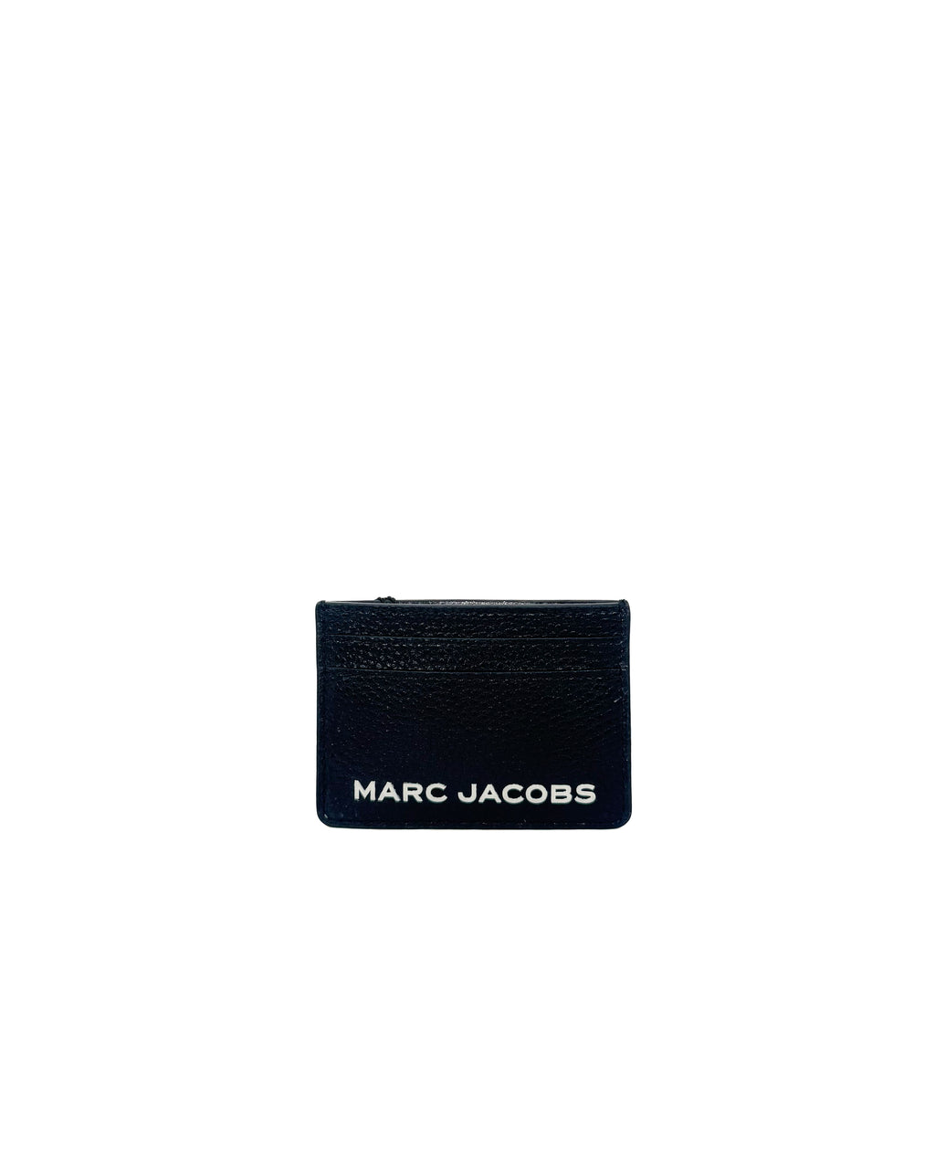 MARC JACOBS - THE LEATHER CARD CASE	BLACK
