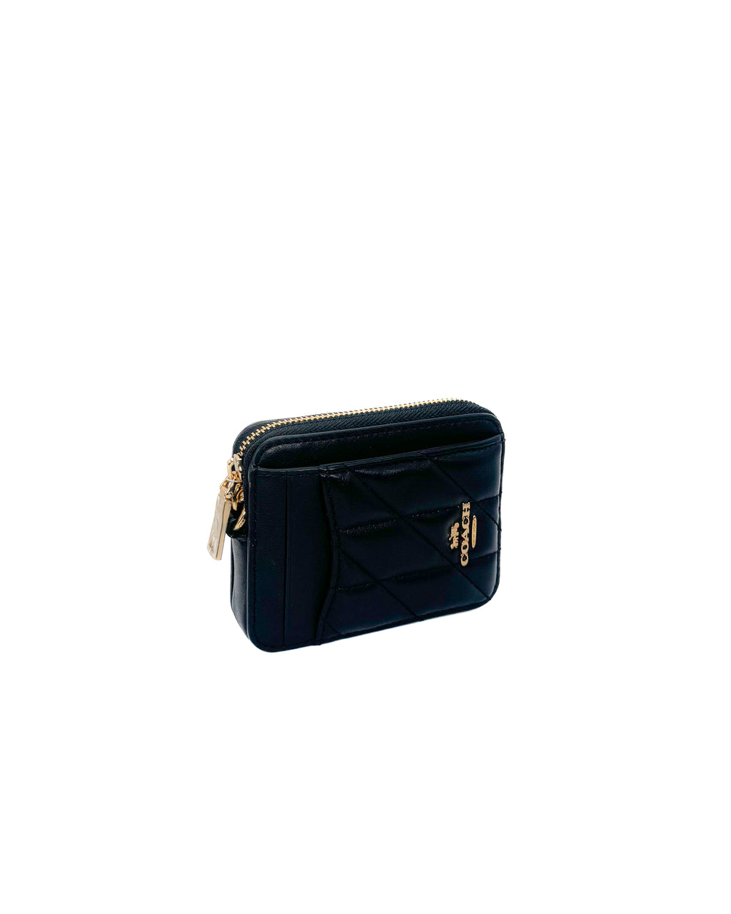 COACH - ZIP CC QUILTING IM/BLACK