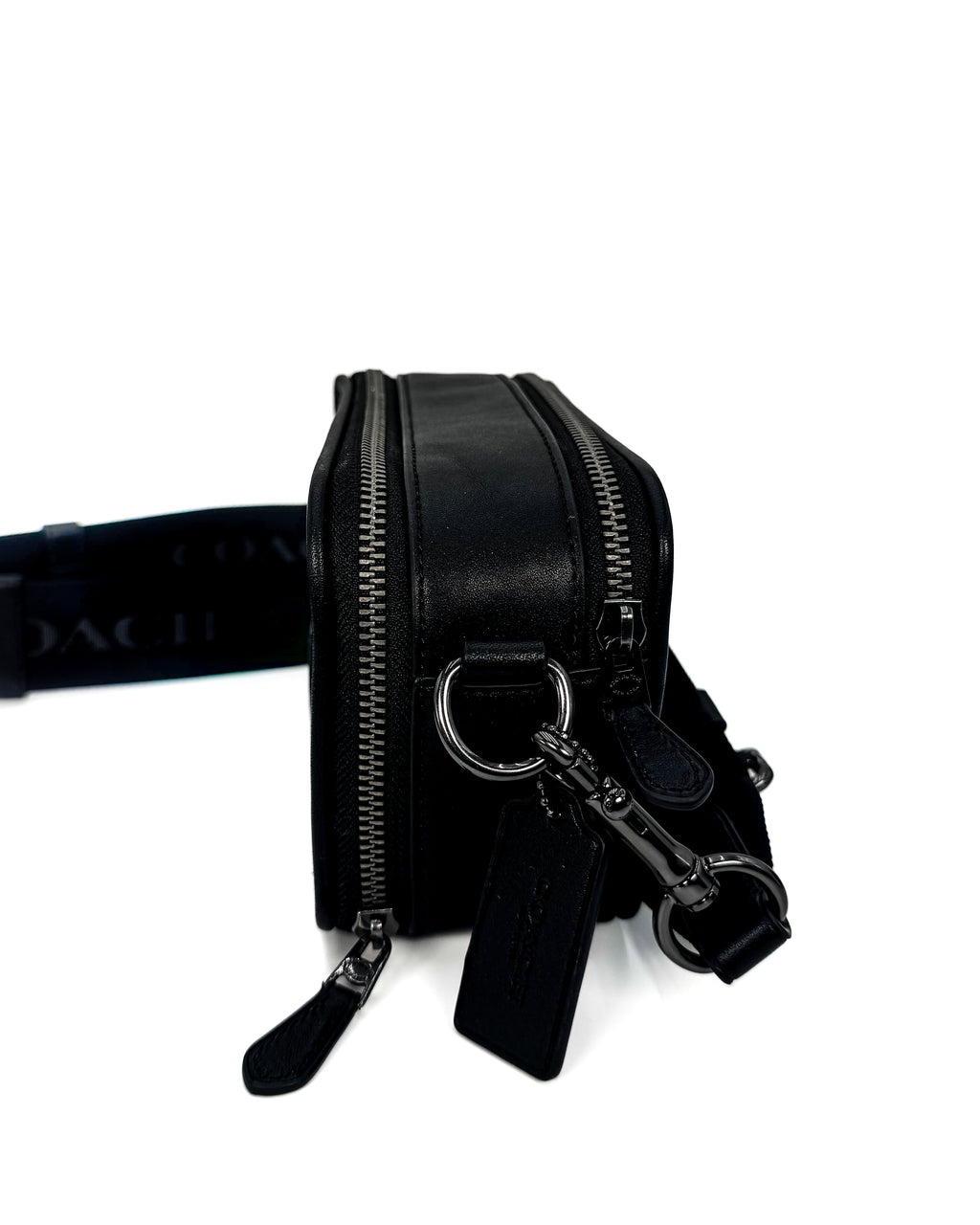 COACH - WYATT CROSSBODY SIGNATURE QB/CHARCOAL/BLACK