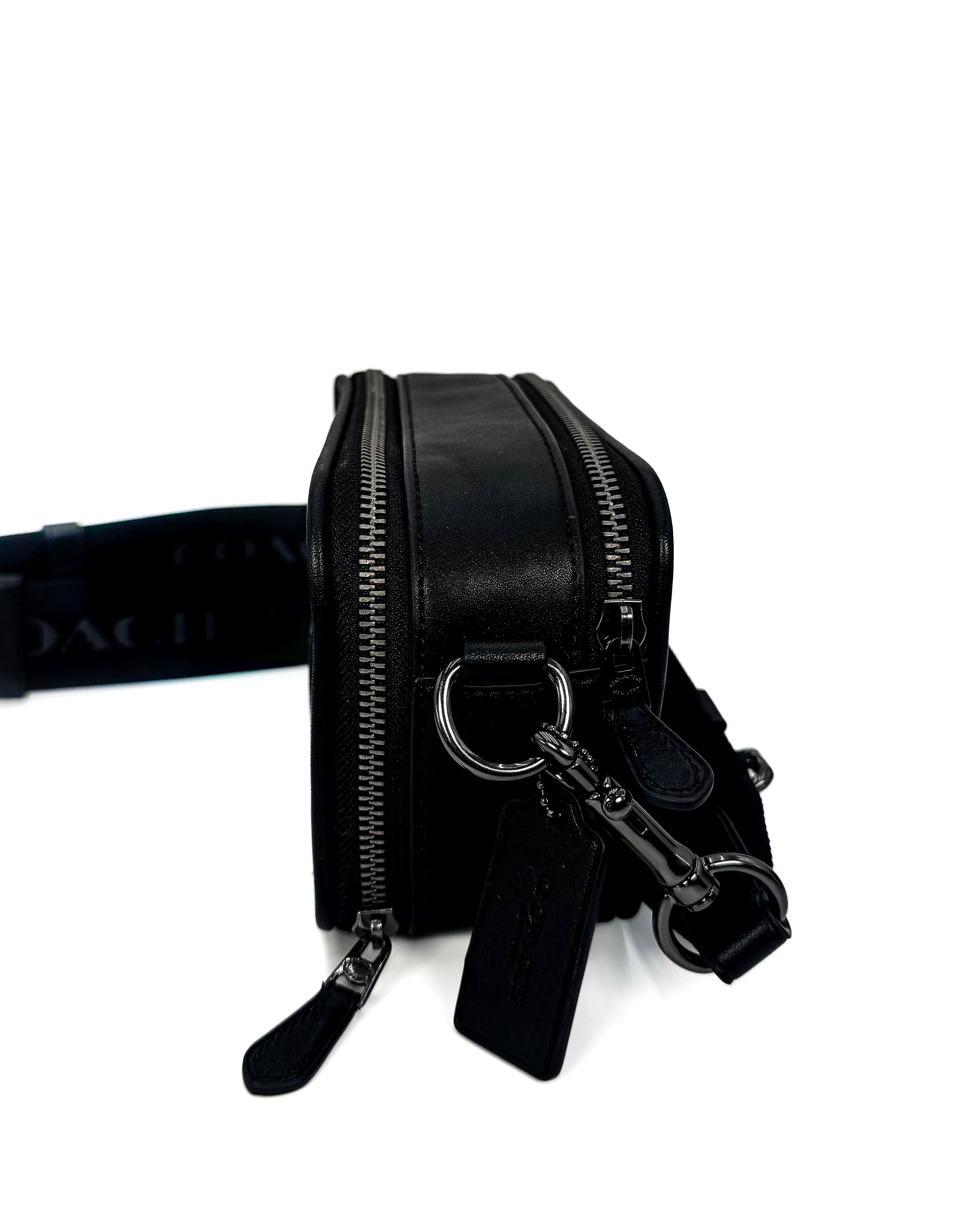 COACH - WYATT CROSSBODY SIGNATURE QB/CHARCOAL/BLACK