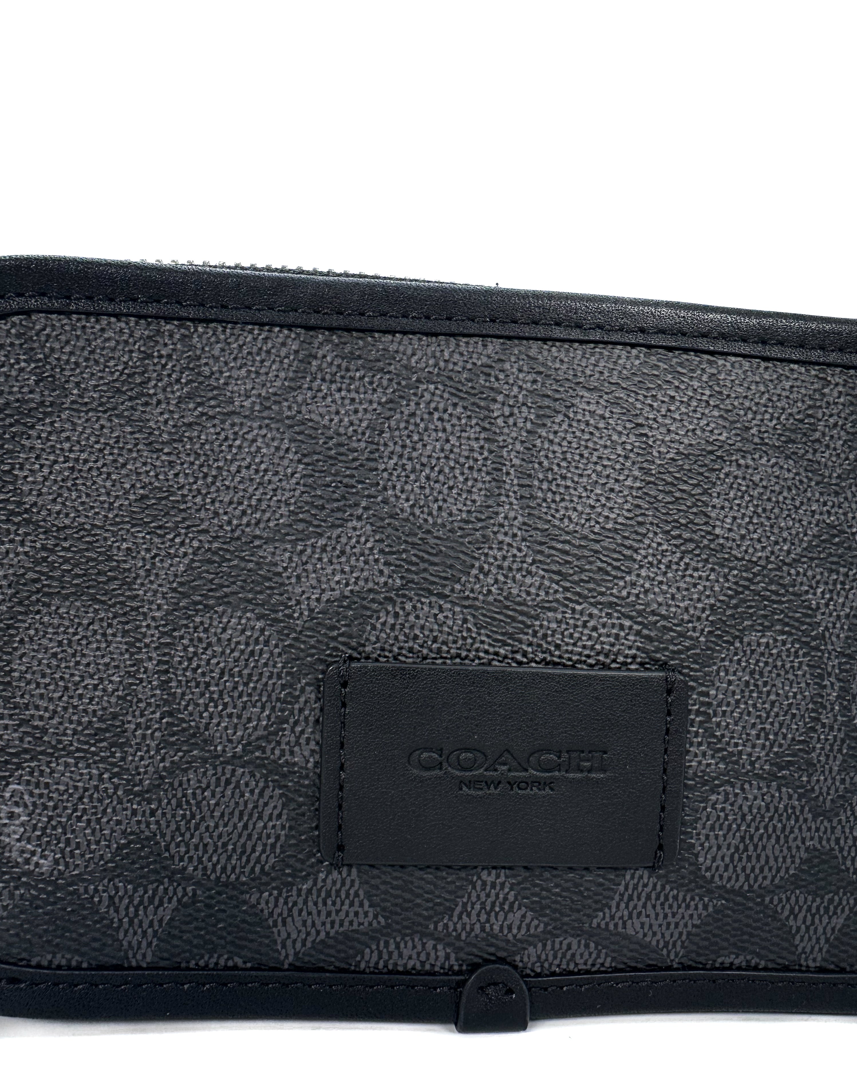 COACH - WYATT CROSSBODY SIGNATURE QB/CHARCOAL/BLACK