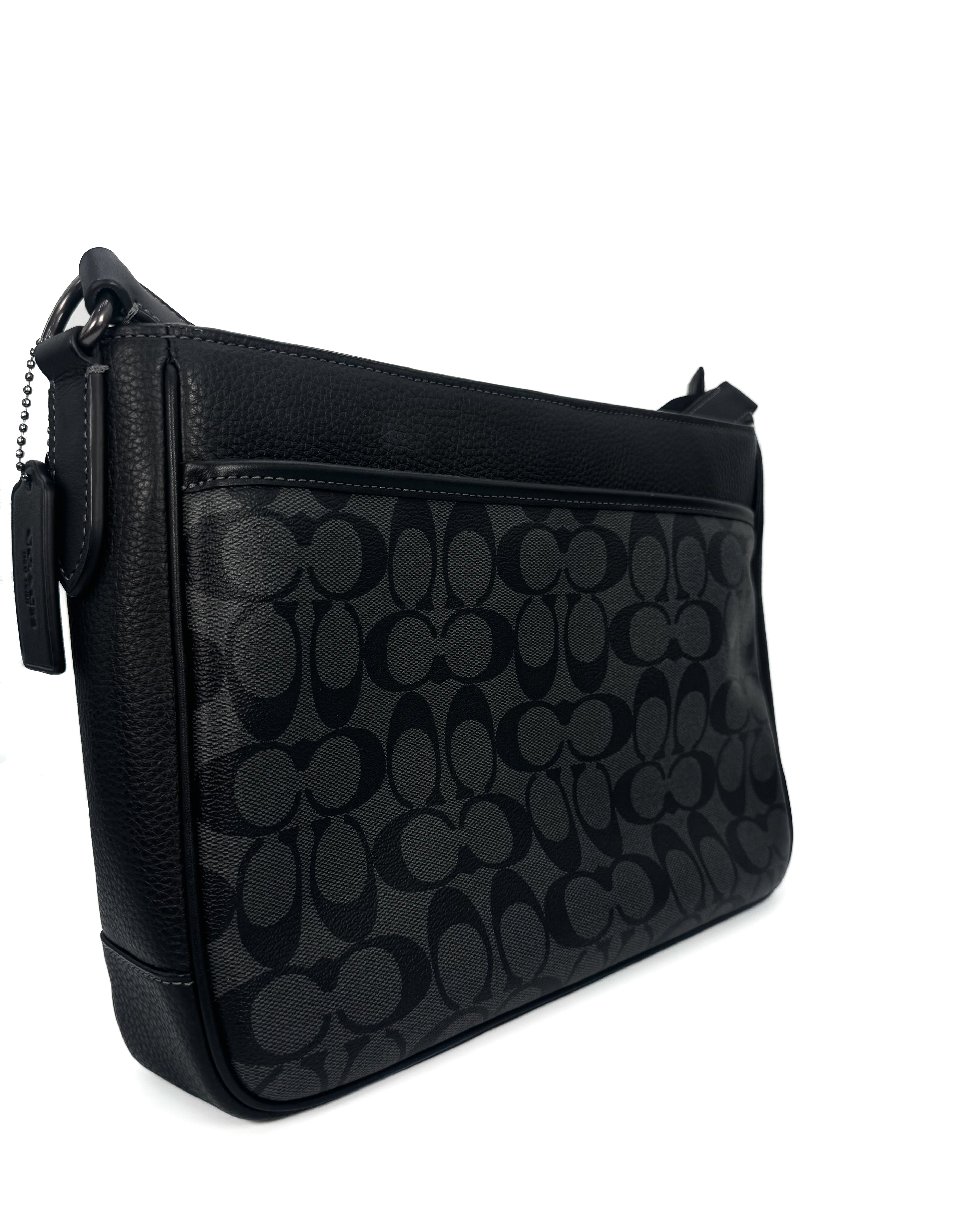 COACH - DISTRIC CROSSBODY SIGNATURE QB/CHARCOAL/BLACK