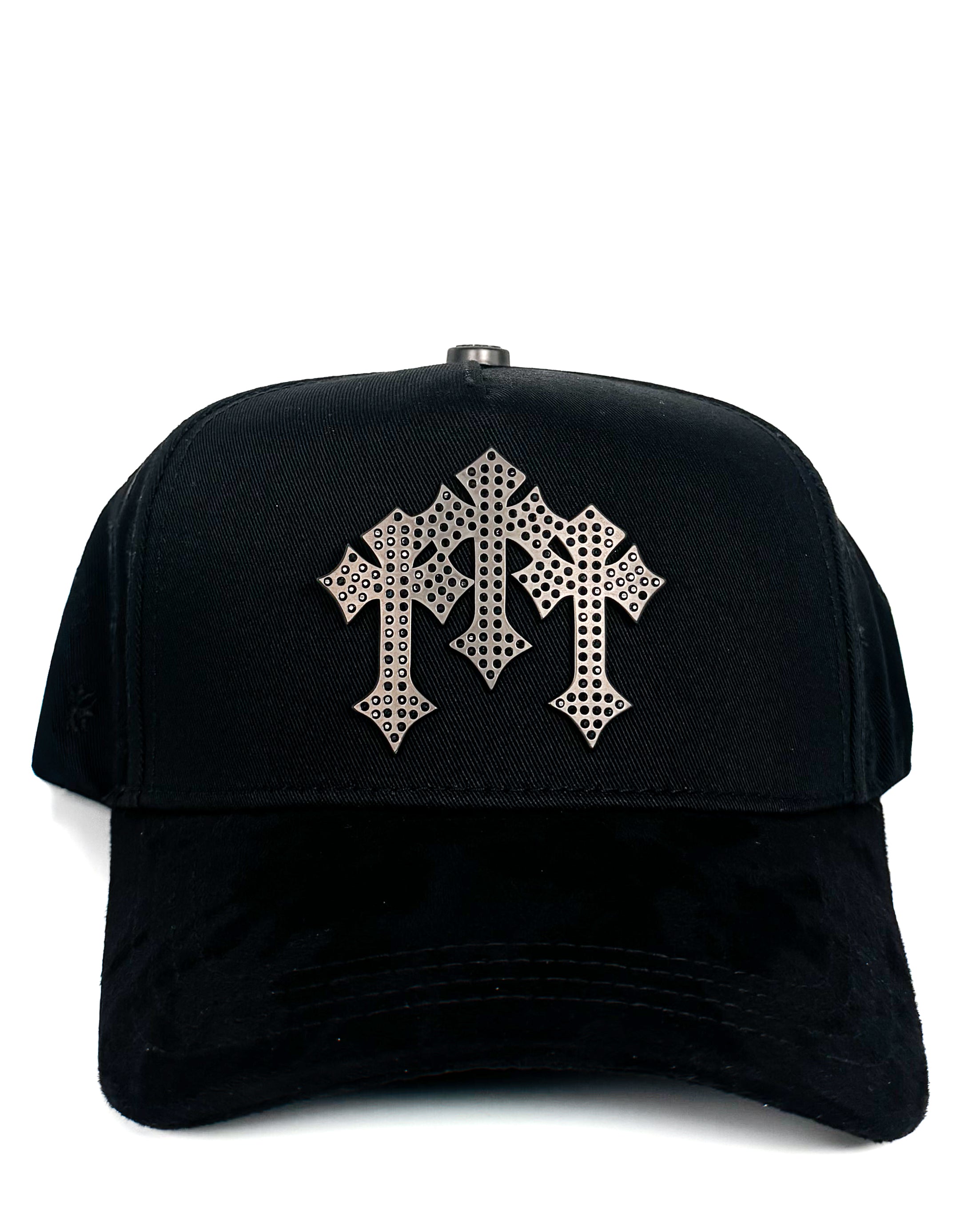 BARBAS HATS - CHROME BLACKOUT BLACK