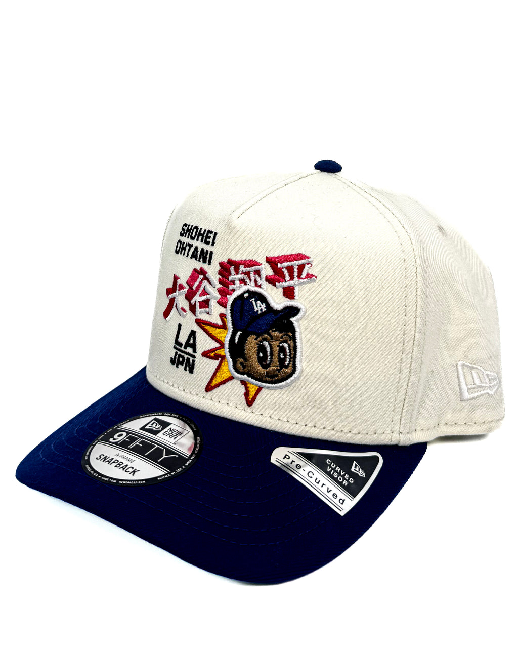 NEW ERA - CURVE LOSDOD CHEROMED KRYL 2T OHTANI OSFA BLUE/BEIGE