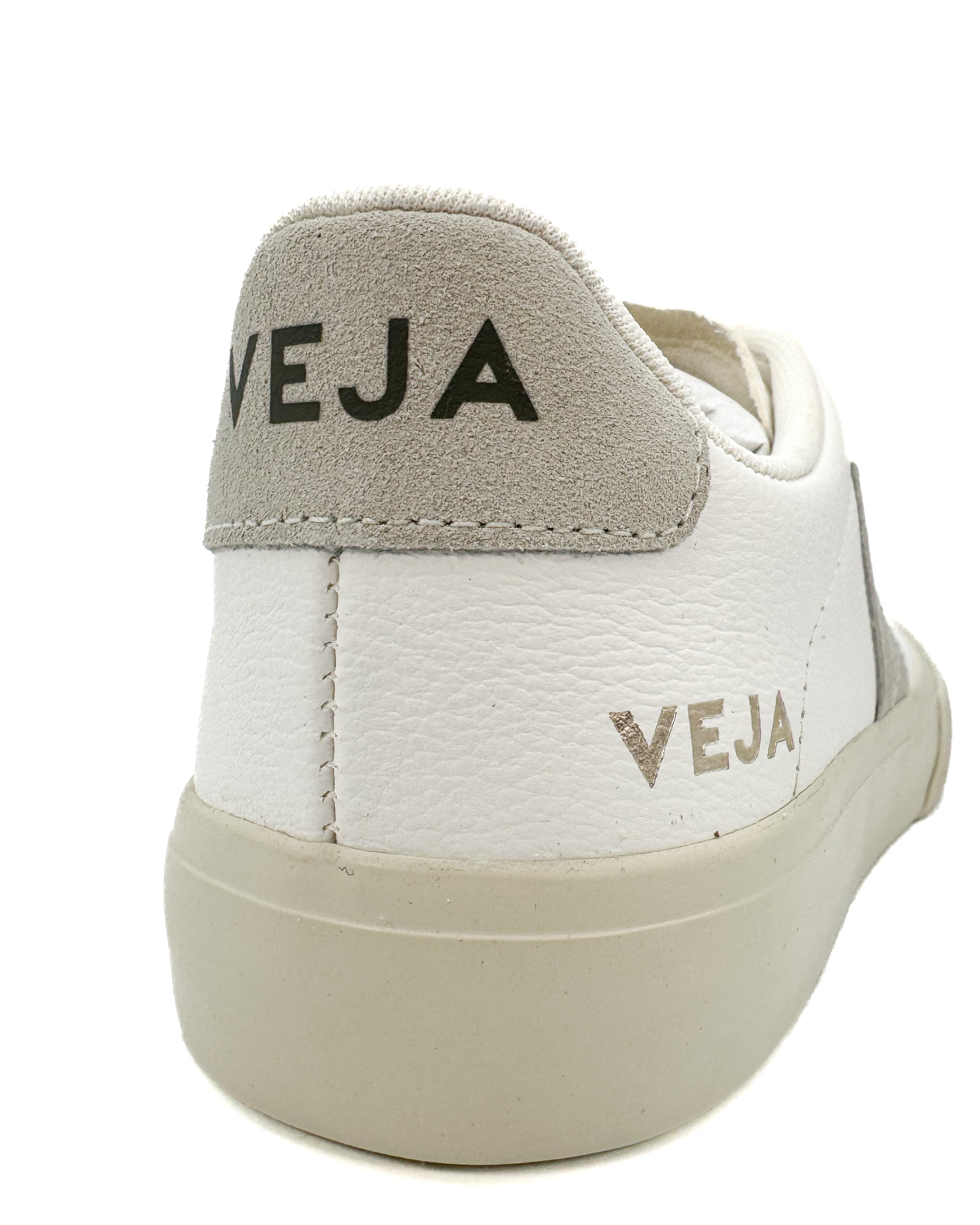 VEJA - CAMPO LEATHER WHITE/NATURAL SUEDE