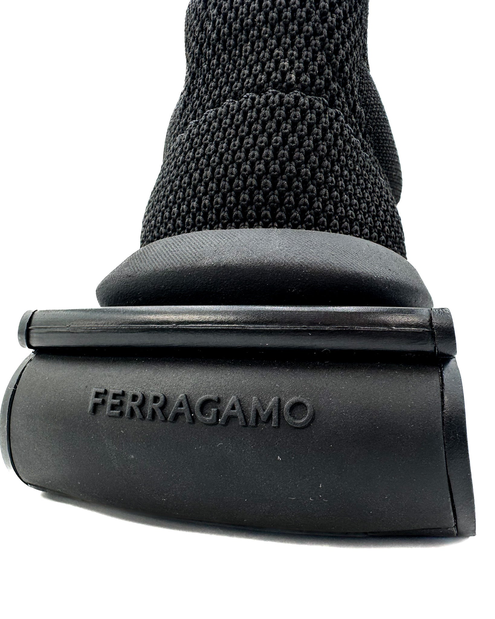 FERRAGAMO - NIMA KNIT NERO/ANTRA