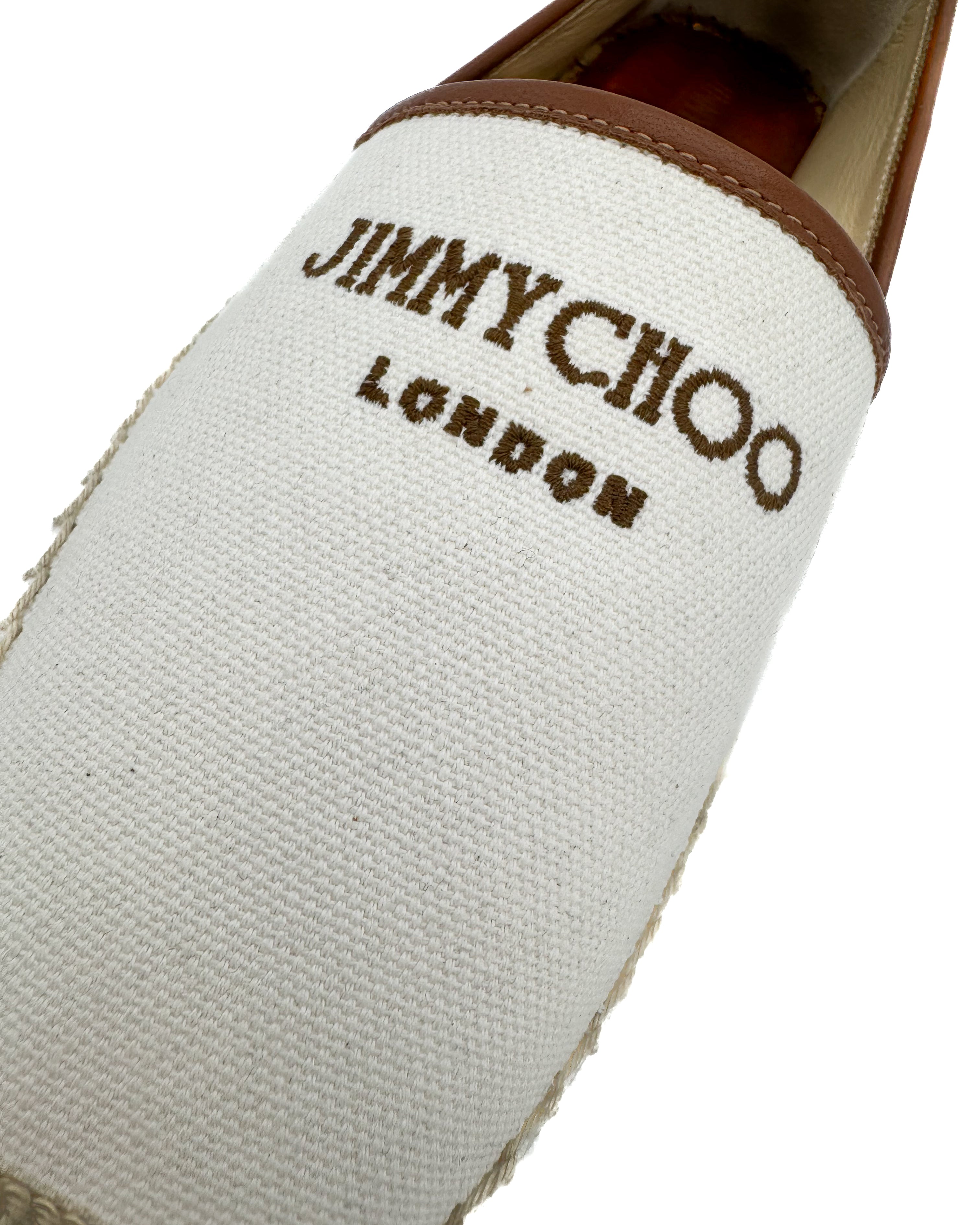 JIMMY CHOO - DRUE FLAT BEIGE