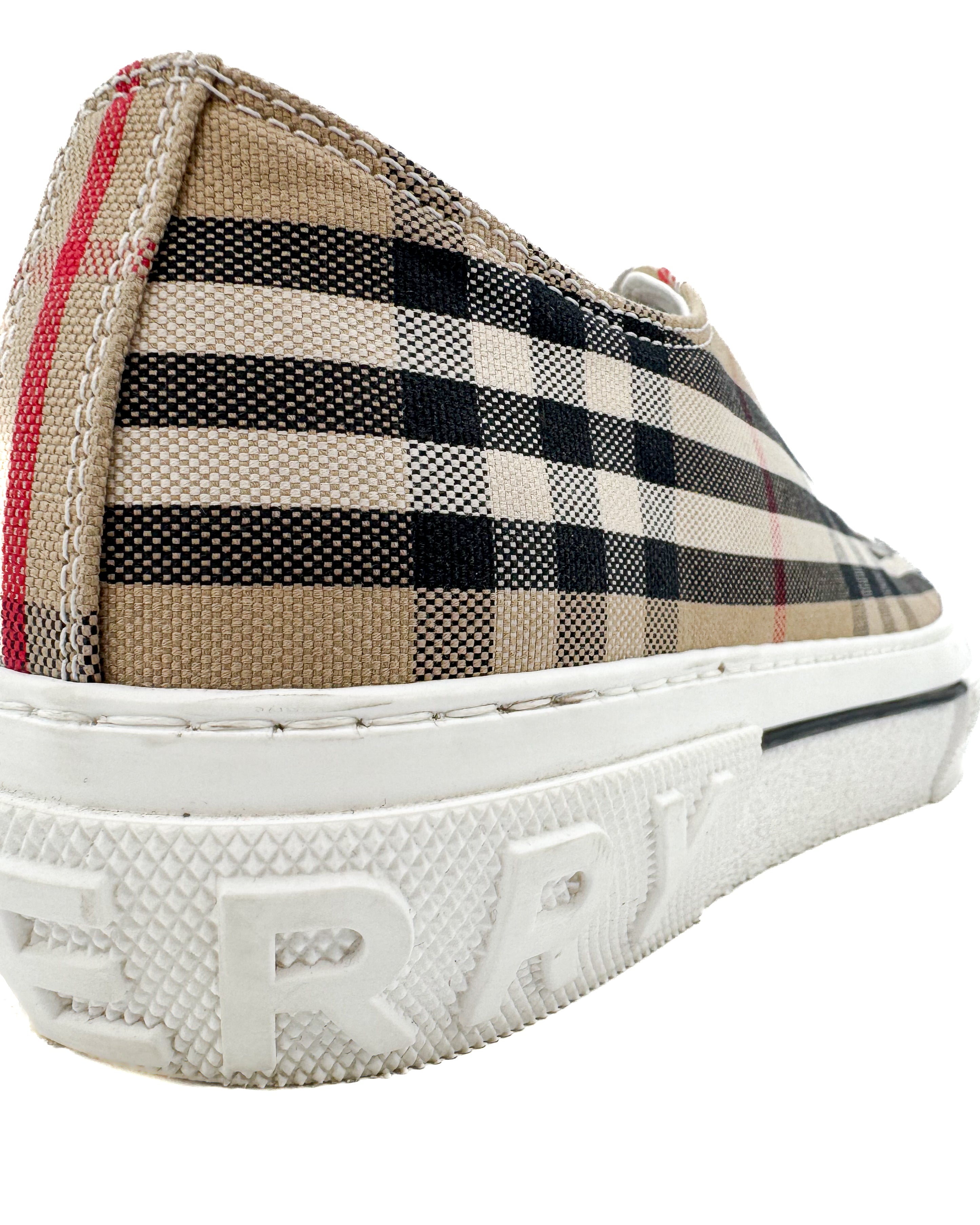 BURBERRY - VINTAGE CHECK COTTON BEIGE/BLANCO