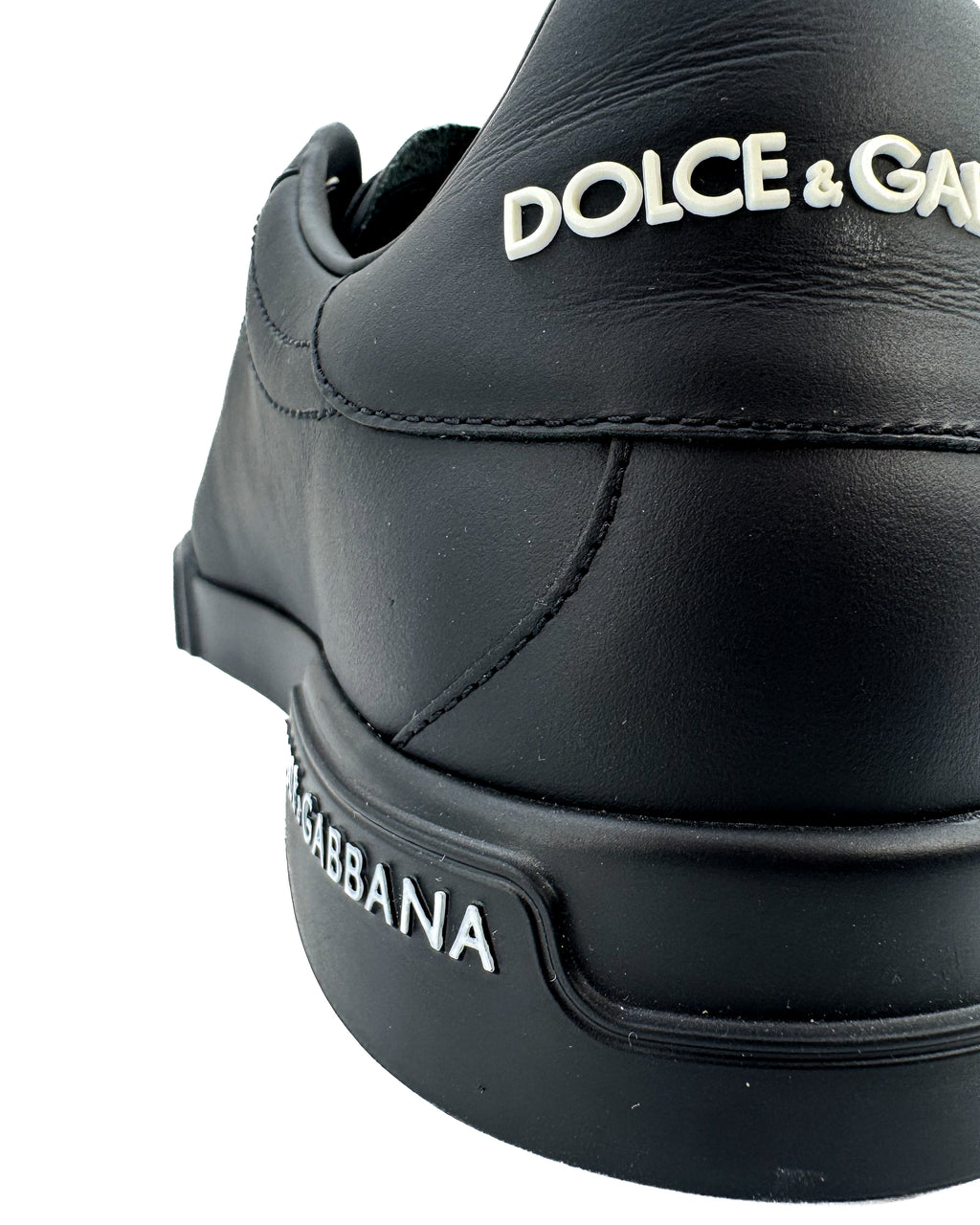 DOLCE & GABBANA - PORTOFINO SNEAKER NERO/NERO