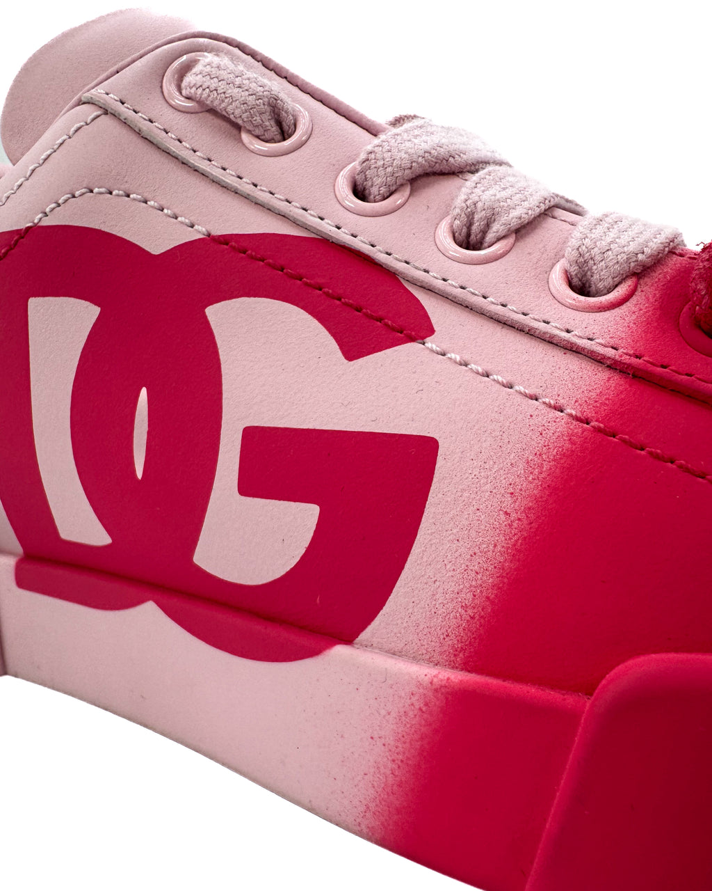 DOLCE & GABBANA - PORTOFINO SNEAKER PINK/RED