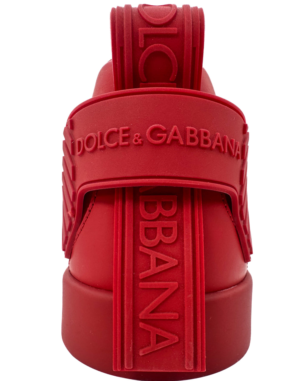 DOLCE & GABBANA - PORTOFINO SNEAKER ROUND LACES PATENT RED