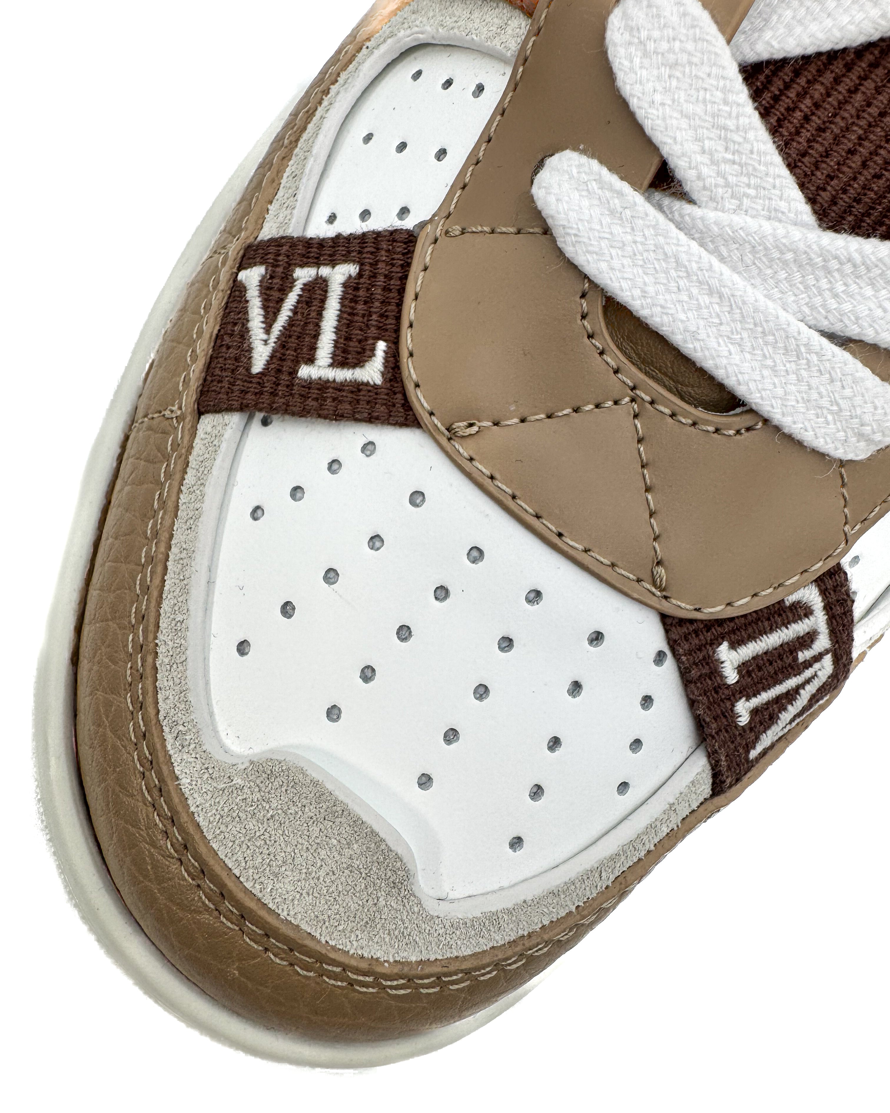 VALENTINO - VL7N LOW TOP CAMELLO