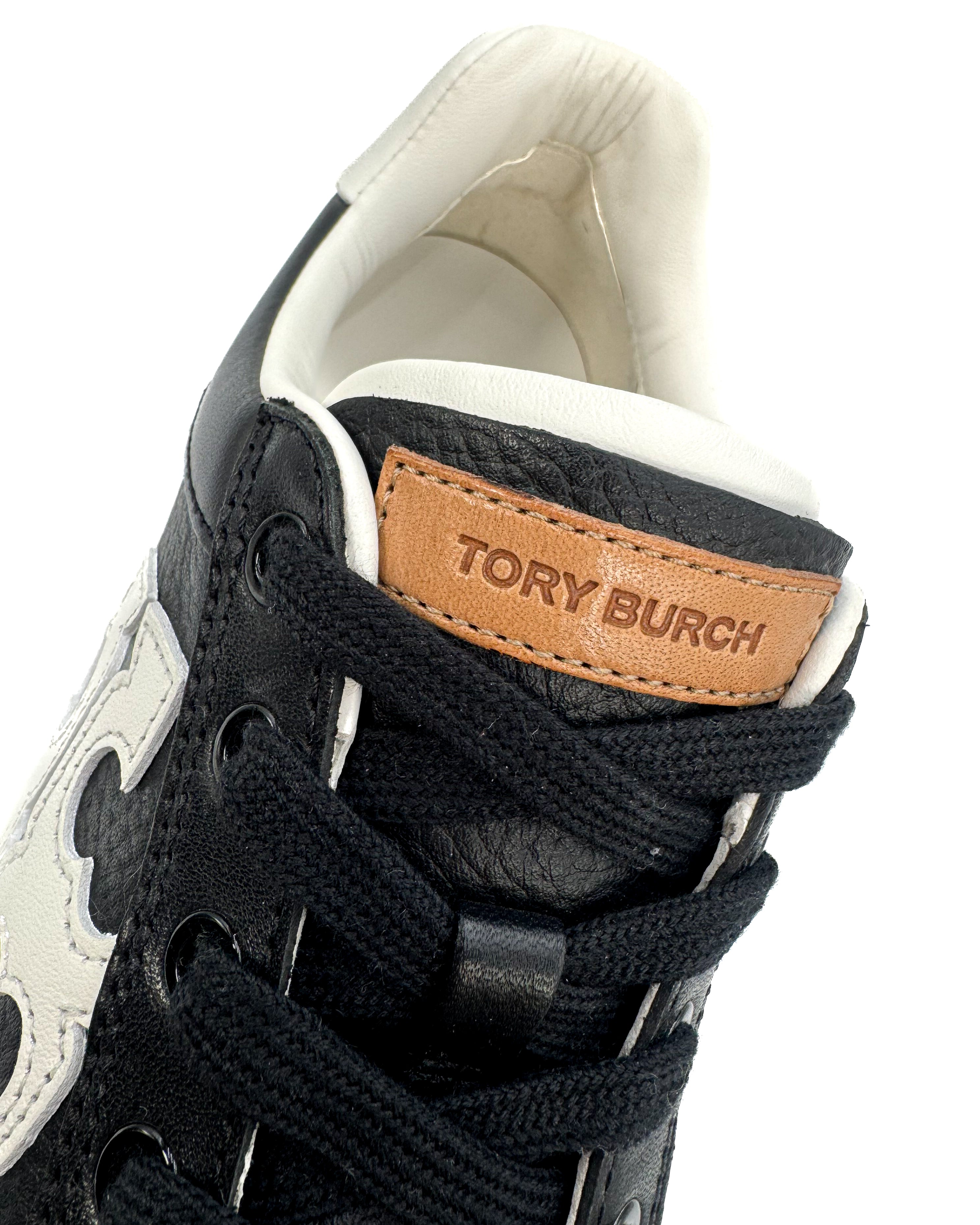 TORY BURCH - COLOR BLOCK PLATAFORM SNEAKER PERFECT BLACK/ SNOW WHITE/SNOW WHITE 008