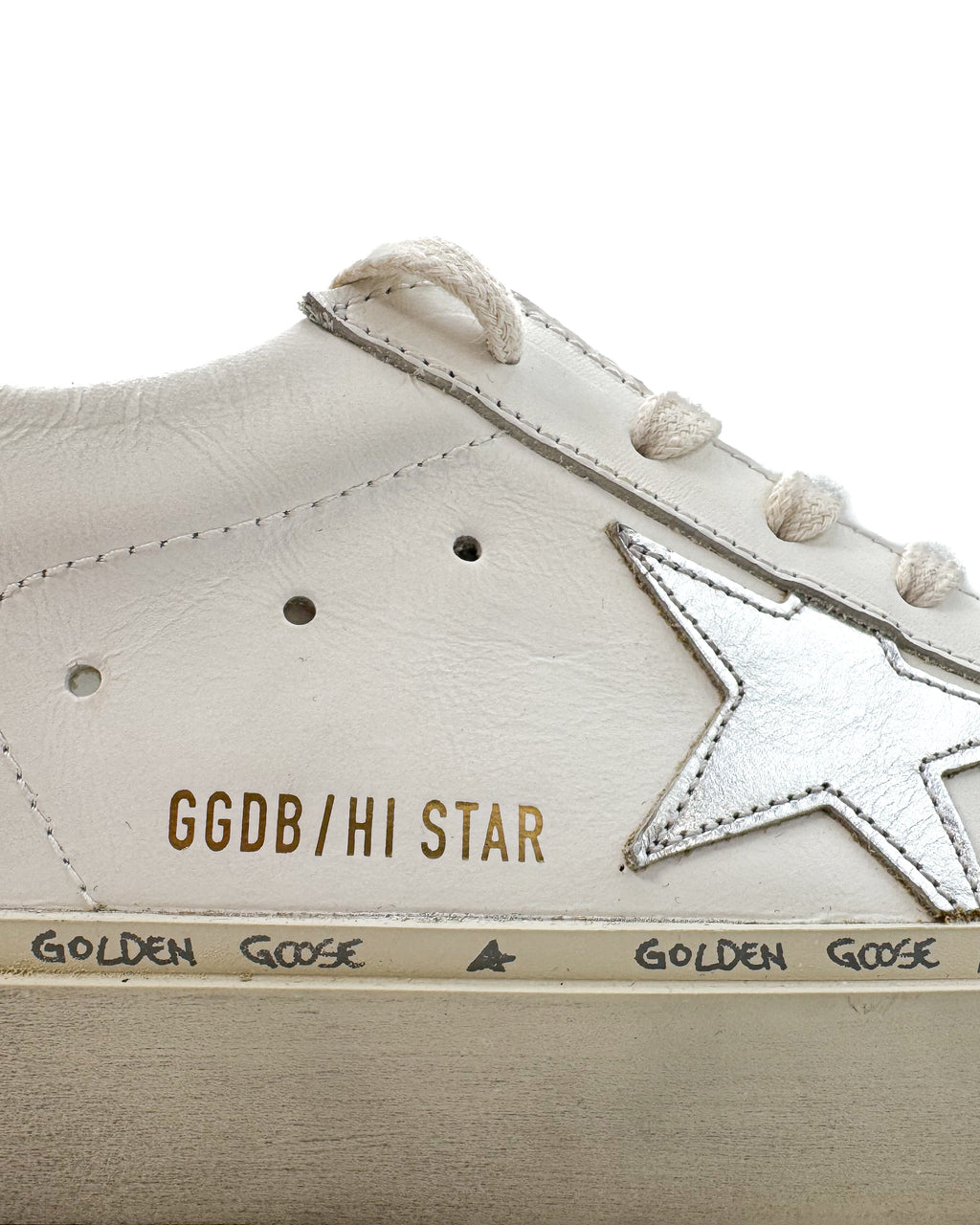 GOLDEN GOOSE - HI -STAR WHITE/SILVER/LILAC