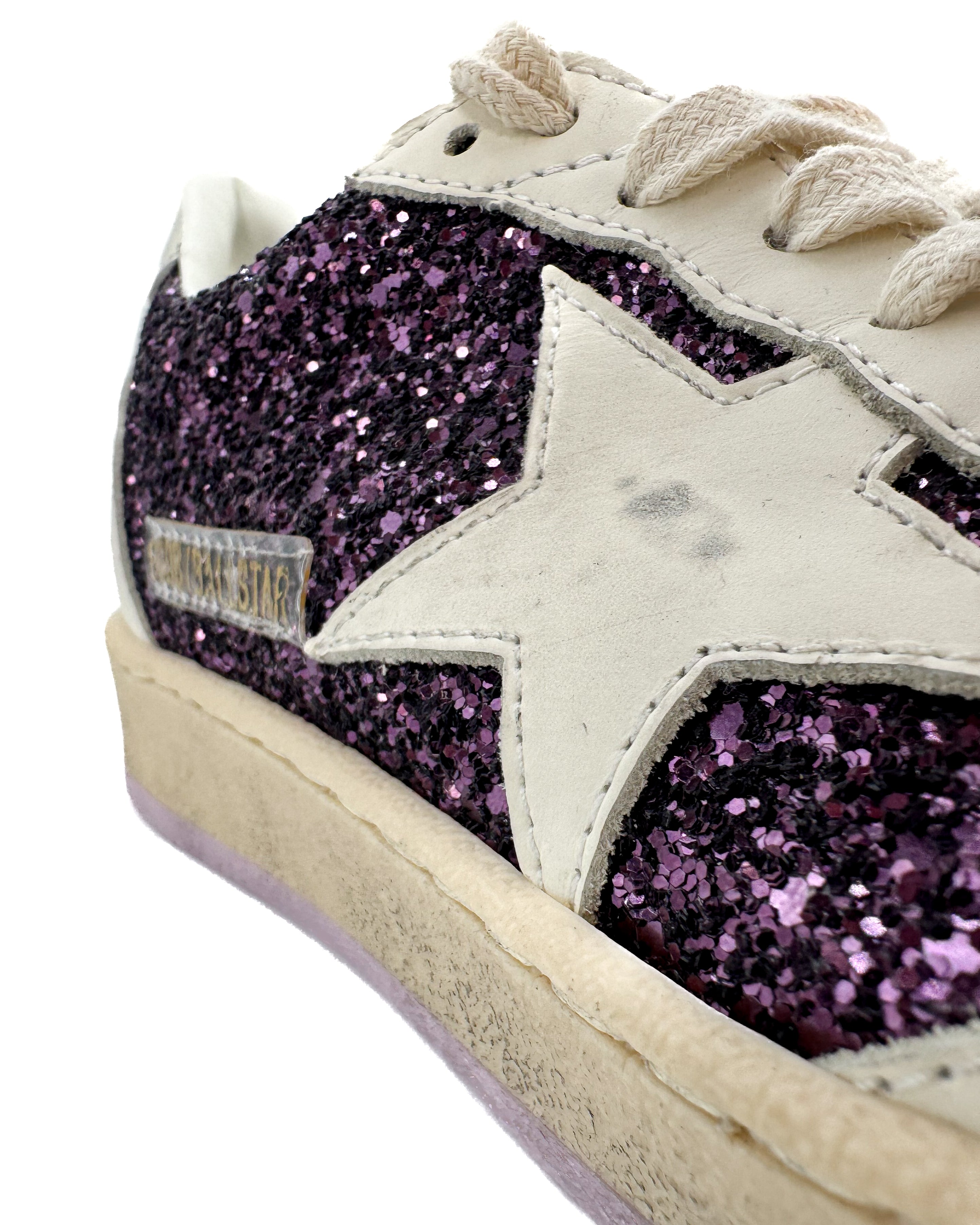 GOLDEN GOOSE - BALL STAR PURPLE/ WHITE