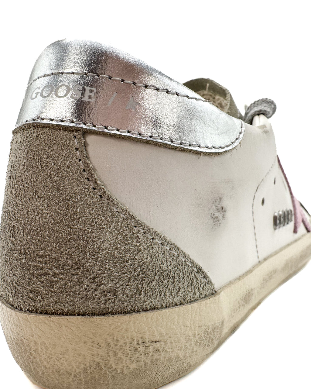 GOLDEN GOOSE - SUPER STAR CLASSIC WITC SPUR WITHE ICE ORCHID PIN