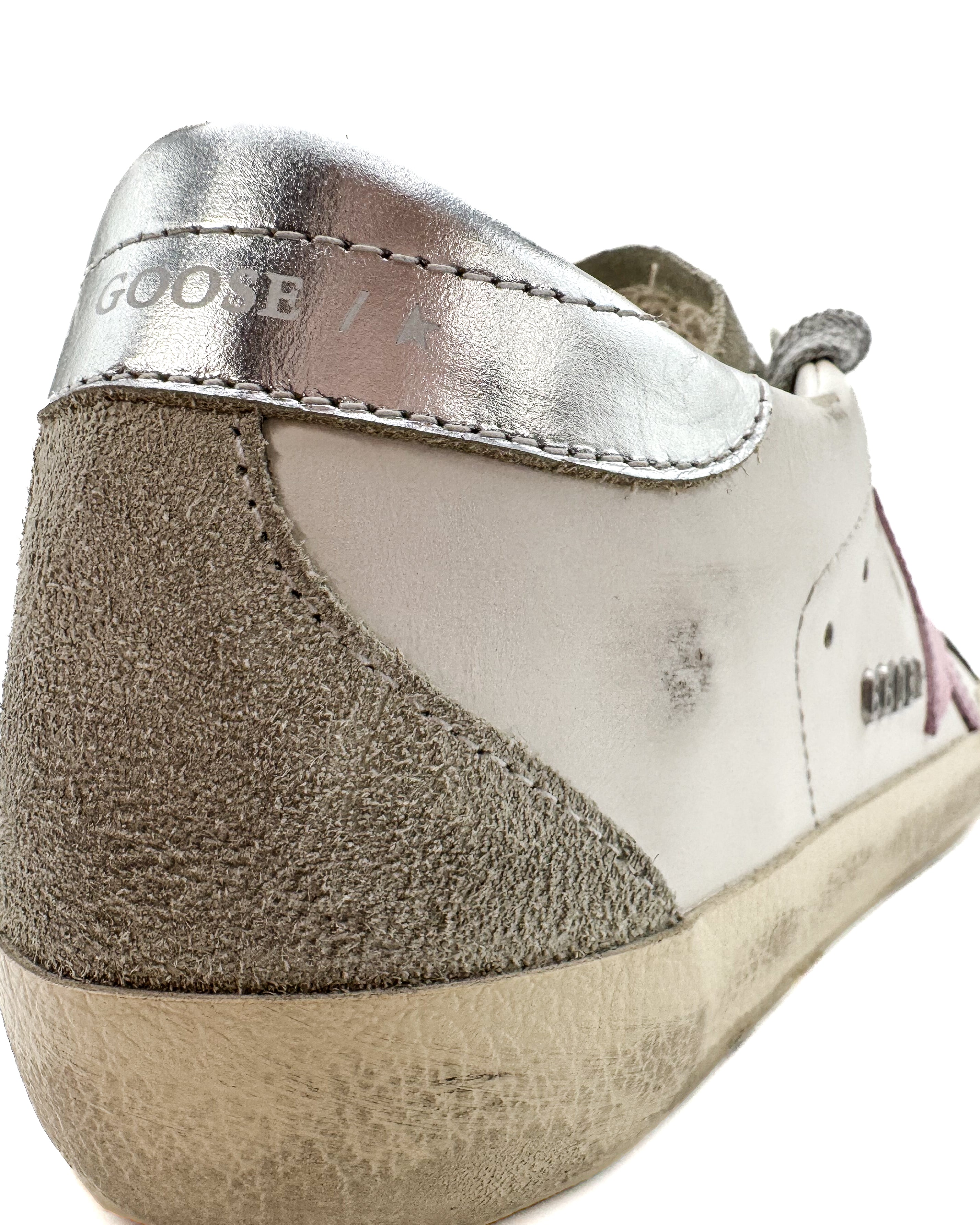 GOLDEN GOOSE - SUPER STAR CLASSIC WITC SPUR WITHE ICE ORCHID PIN