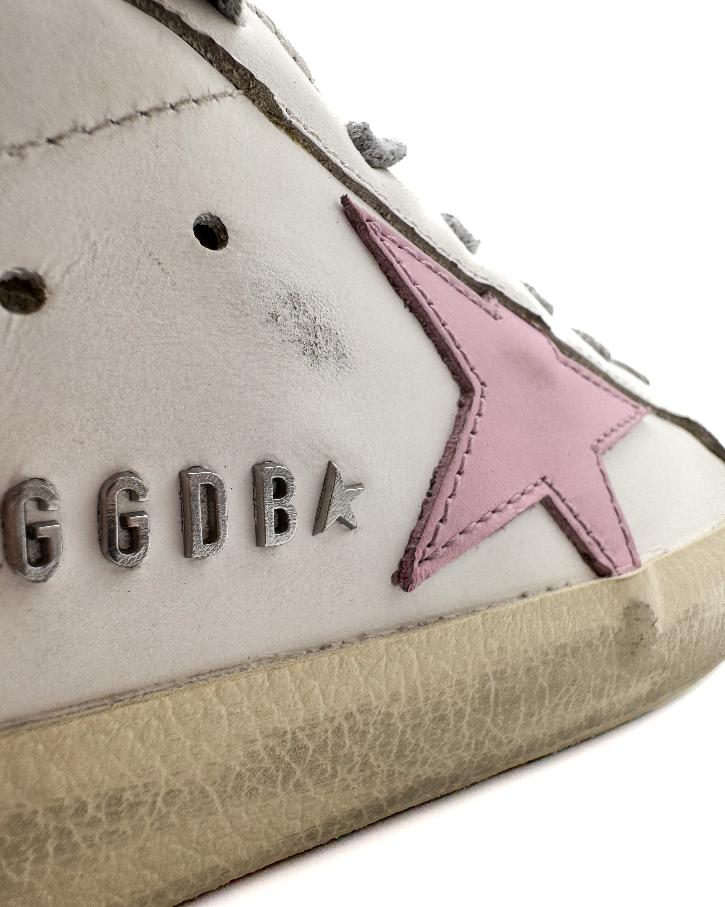 GOLDEN GOOSE - SUPER STAR CLASSIC WITC SPUR WITHE ICE ORCHID PIN