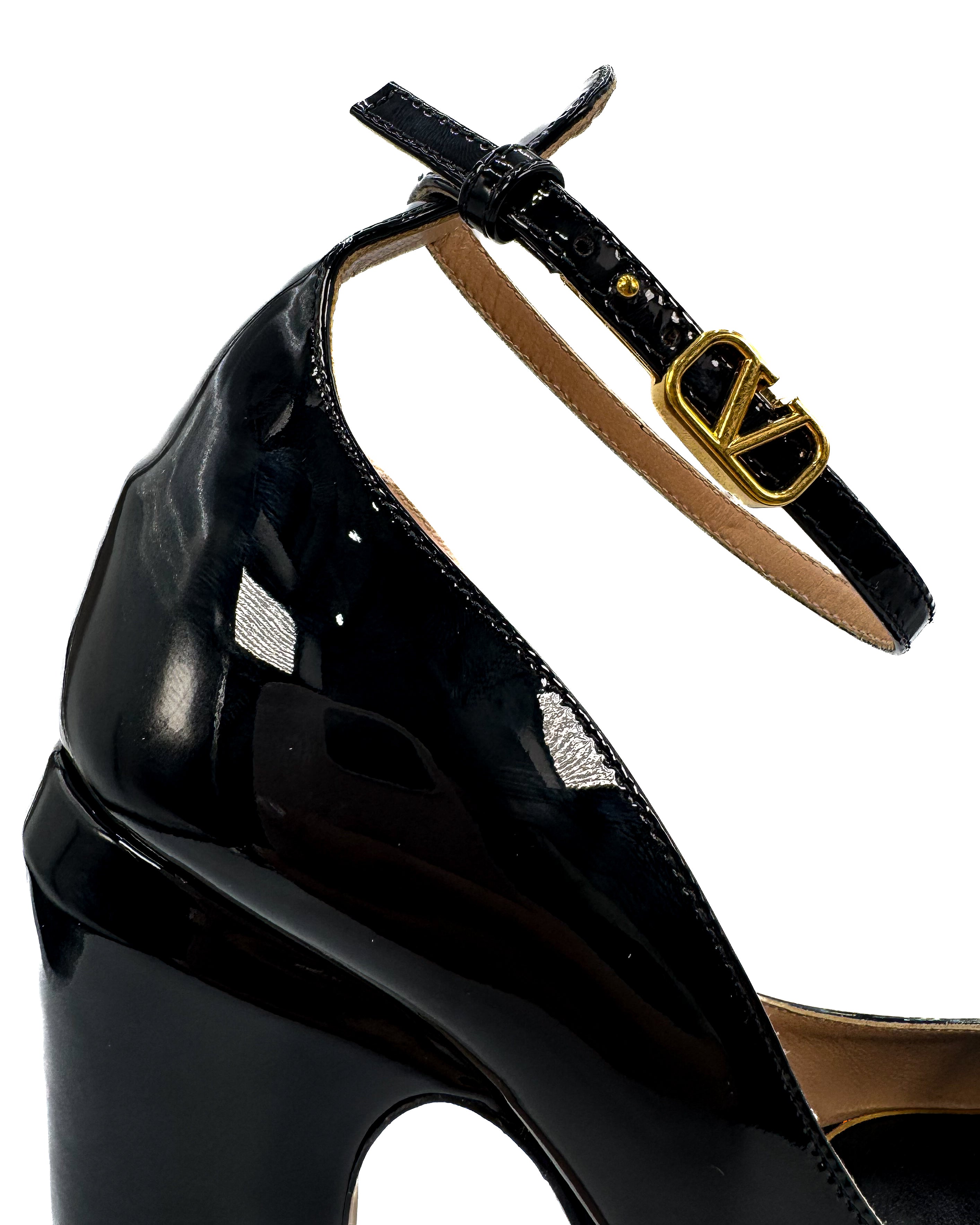 VALENTINO - ANKLE STRAP BLACK