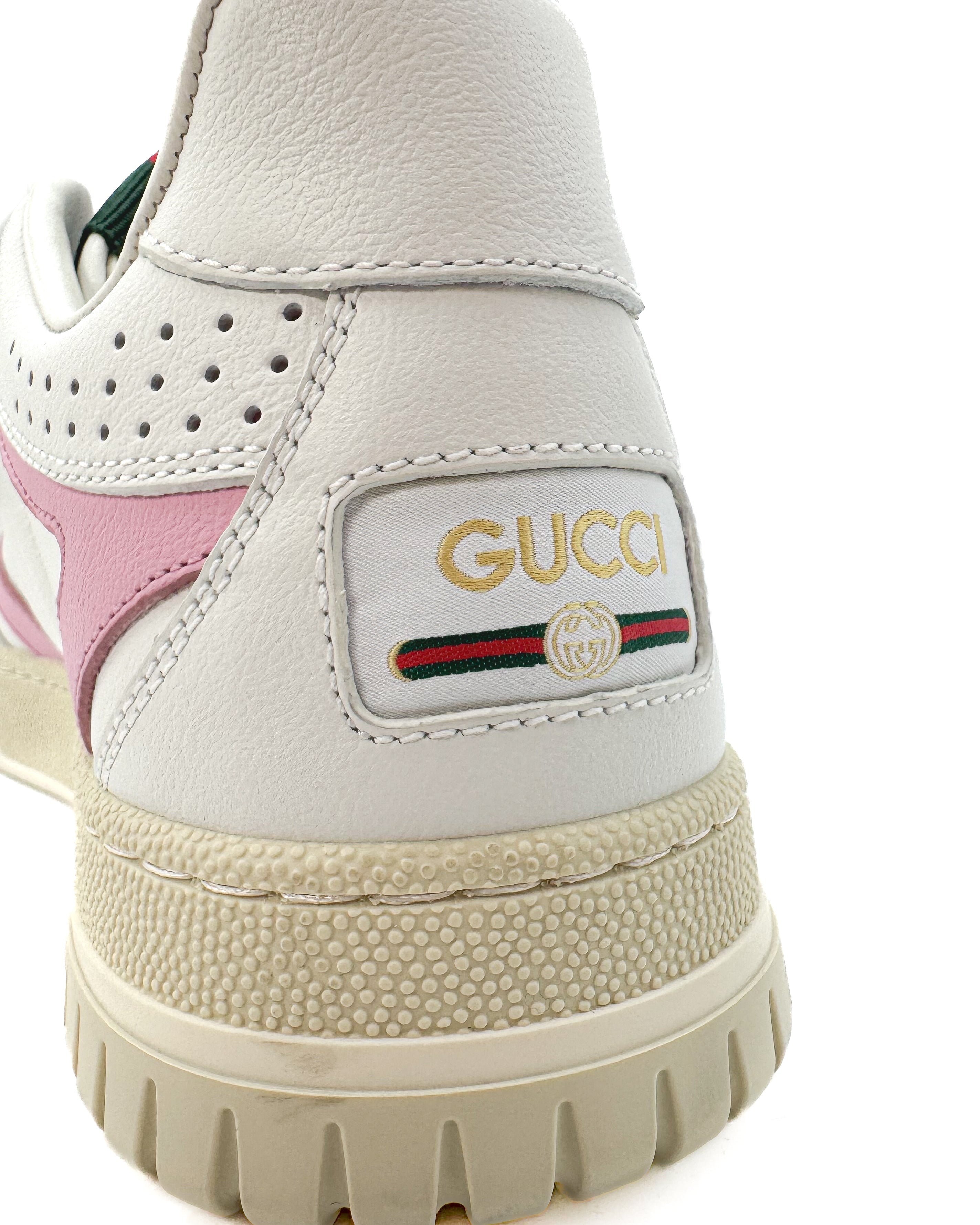 GUCCI - LEATHER UPPER AND RU PINK/WITHE