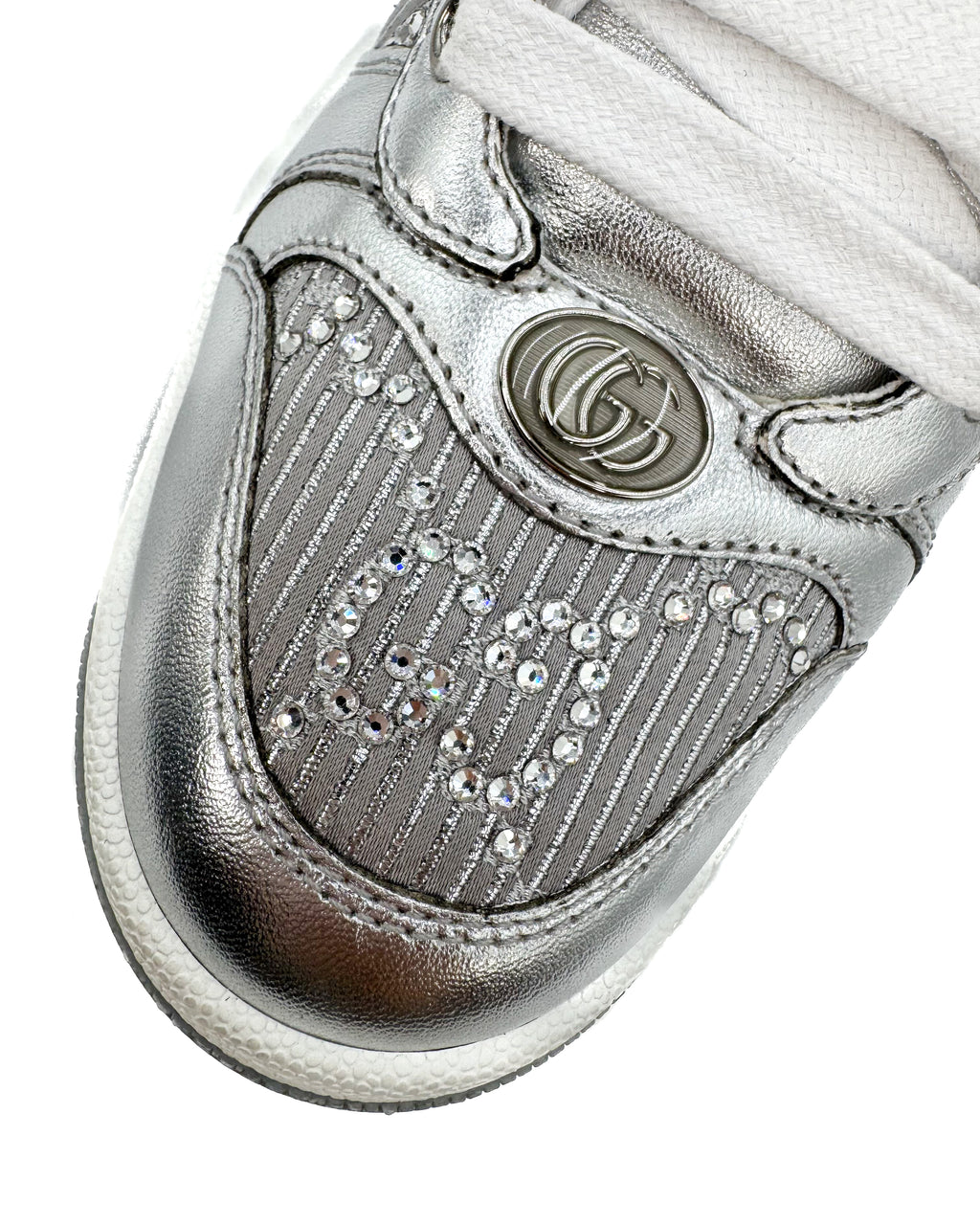 GUCCI - NAPPA SILK/POLI SILVER/LIG.GREY/SILV