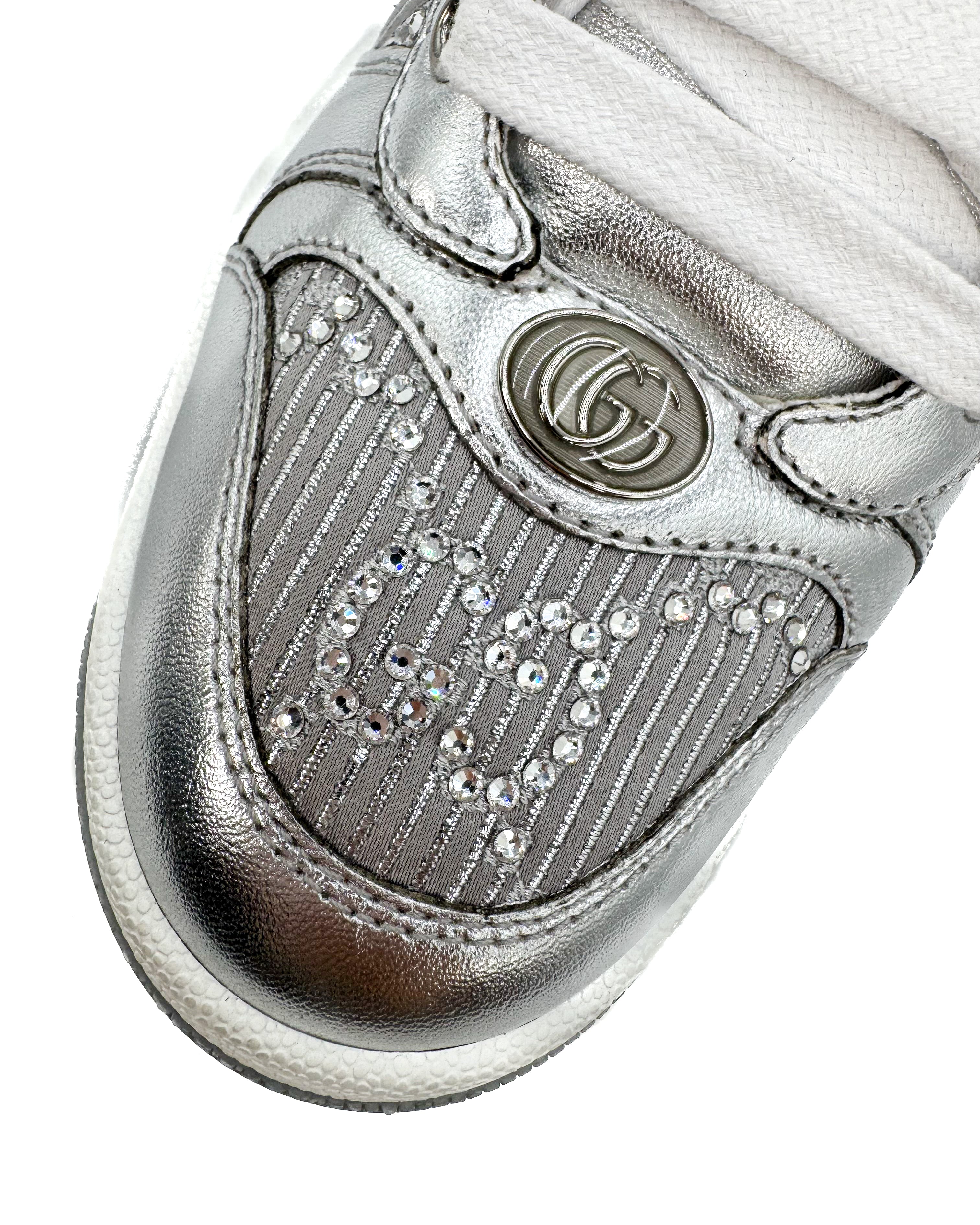 GUCCI - NAPPA SILK/POLI SILVER/LIG.GREY/SILV