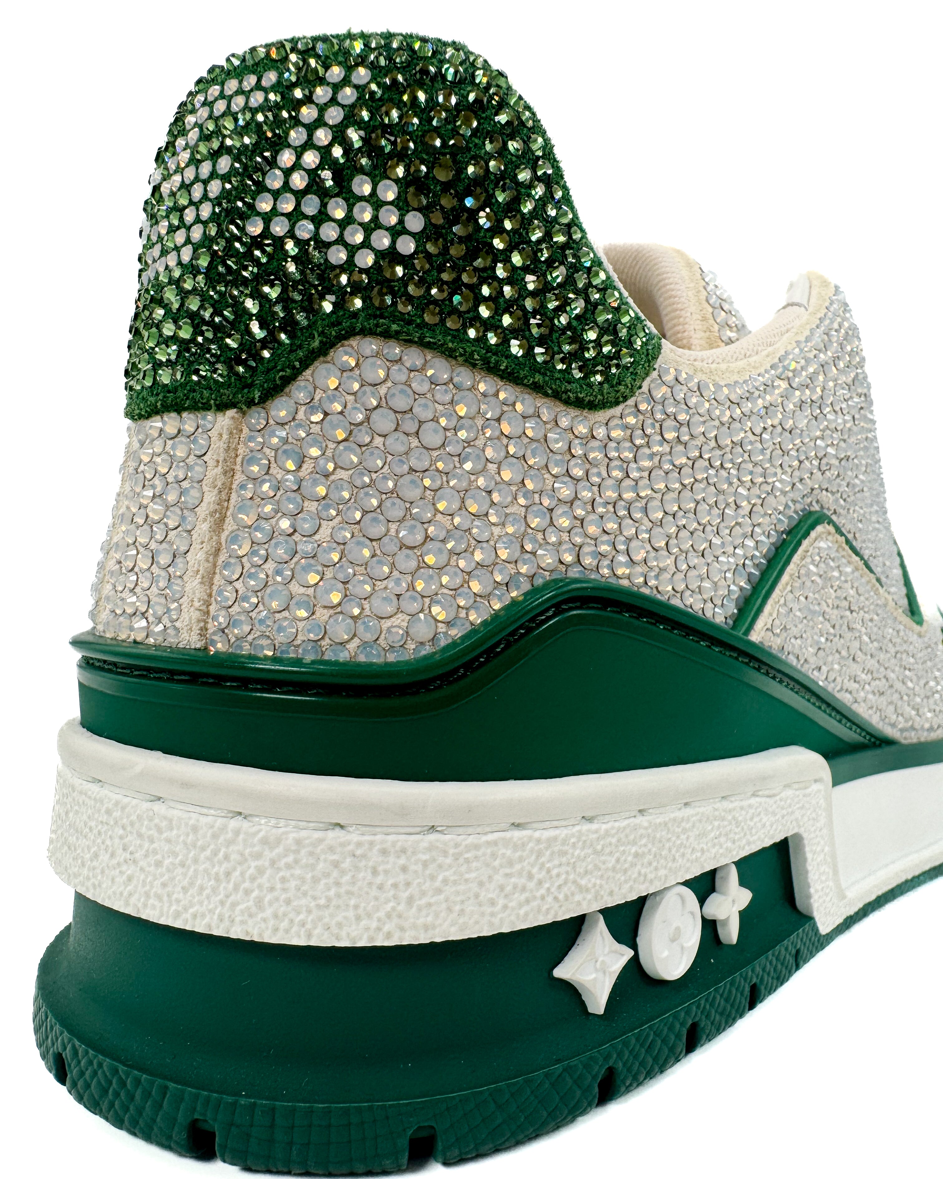 LOUIS VUITTON - TRAINER GREEN STRASS GREEN/CRYSTAL