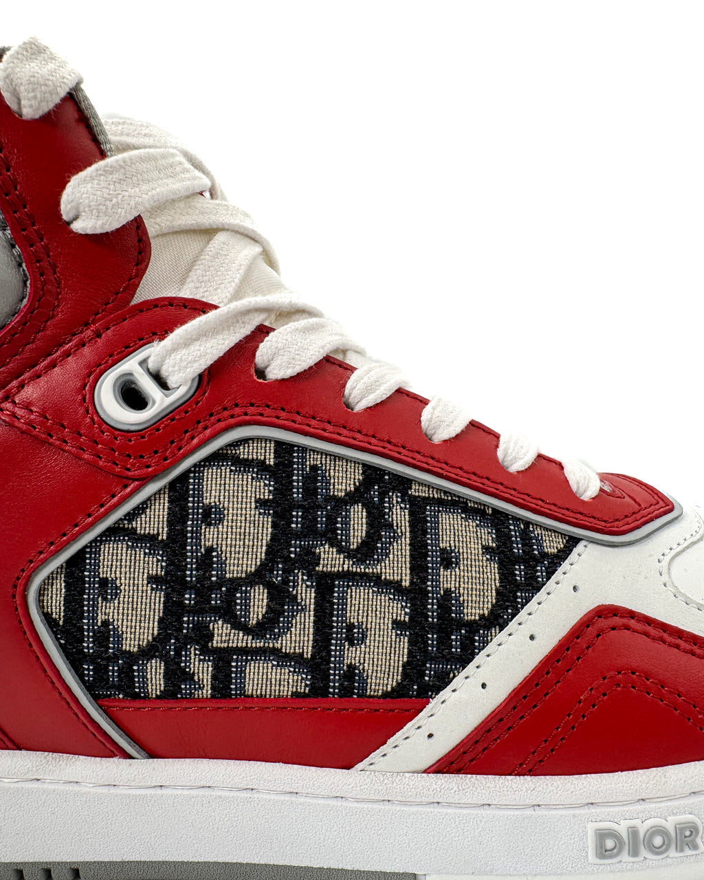 DIOR - B27 HIGH TOP RED/WHITE