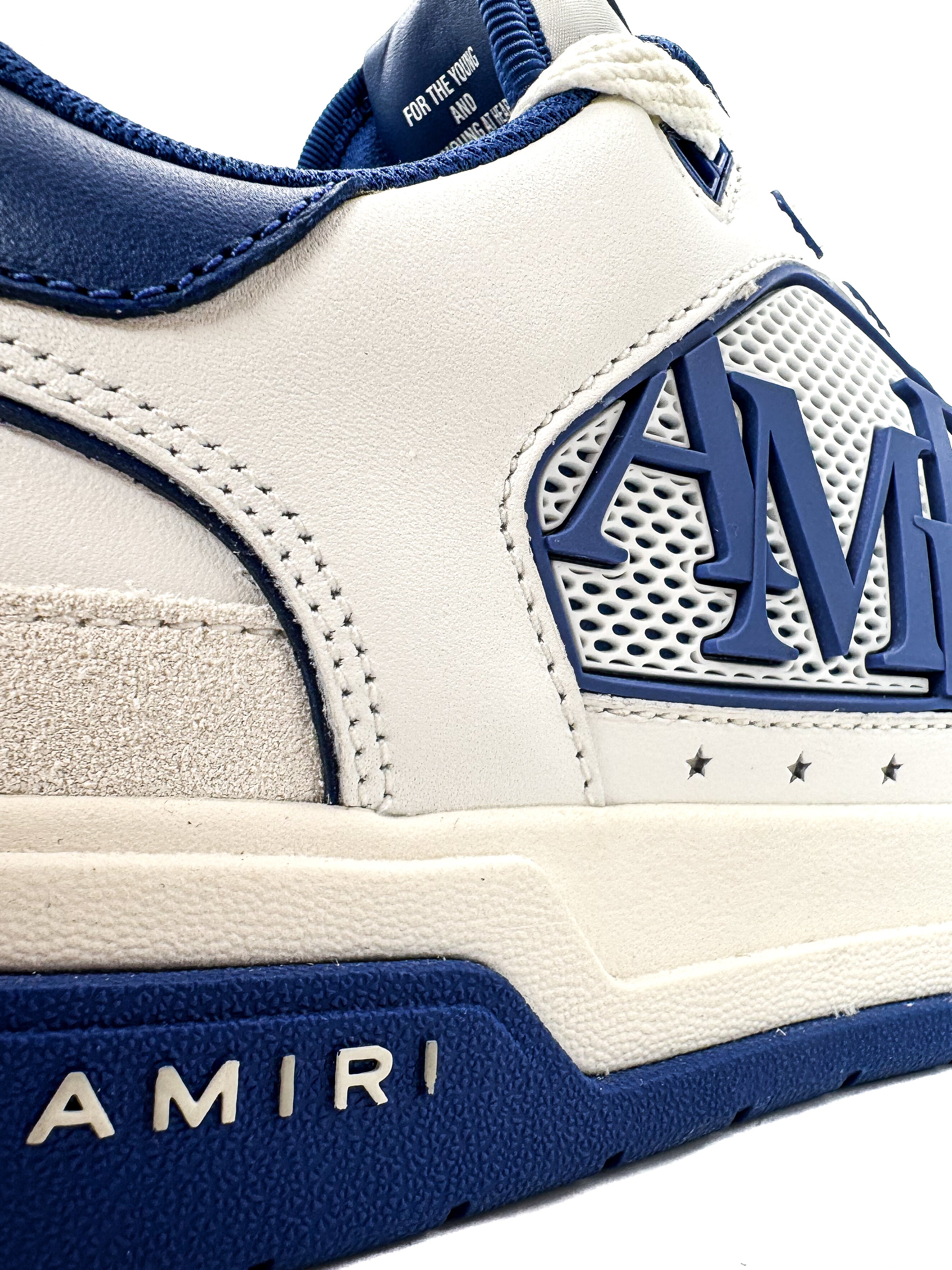 AMIRI - CLASSIC LOW WHITE / BLUE