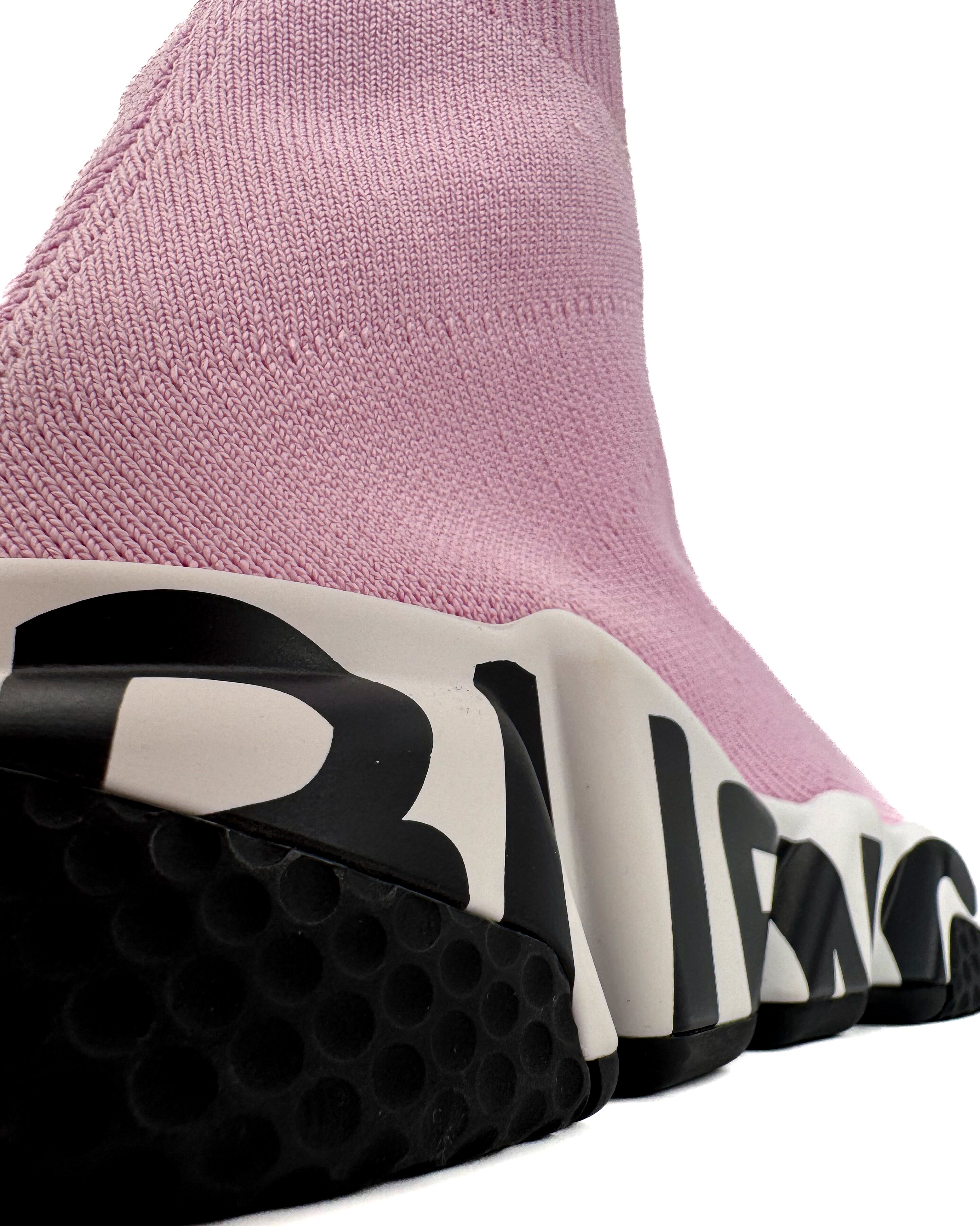 BALENCIAGA - SPEED 2.0 GRAFFITI LIGHT PINK/WHITE/BLACK