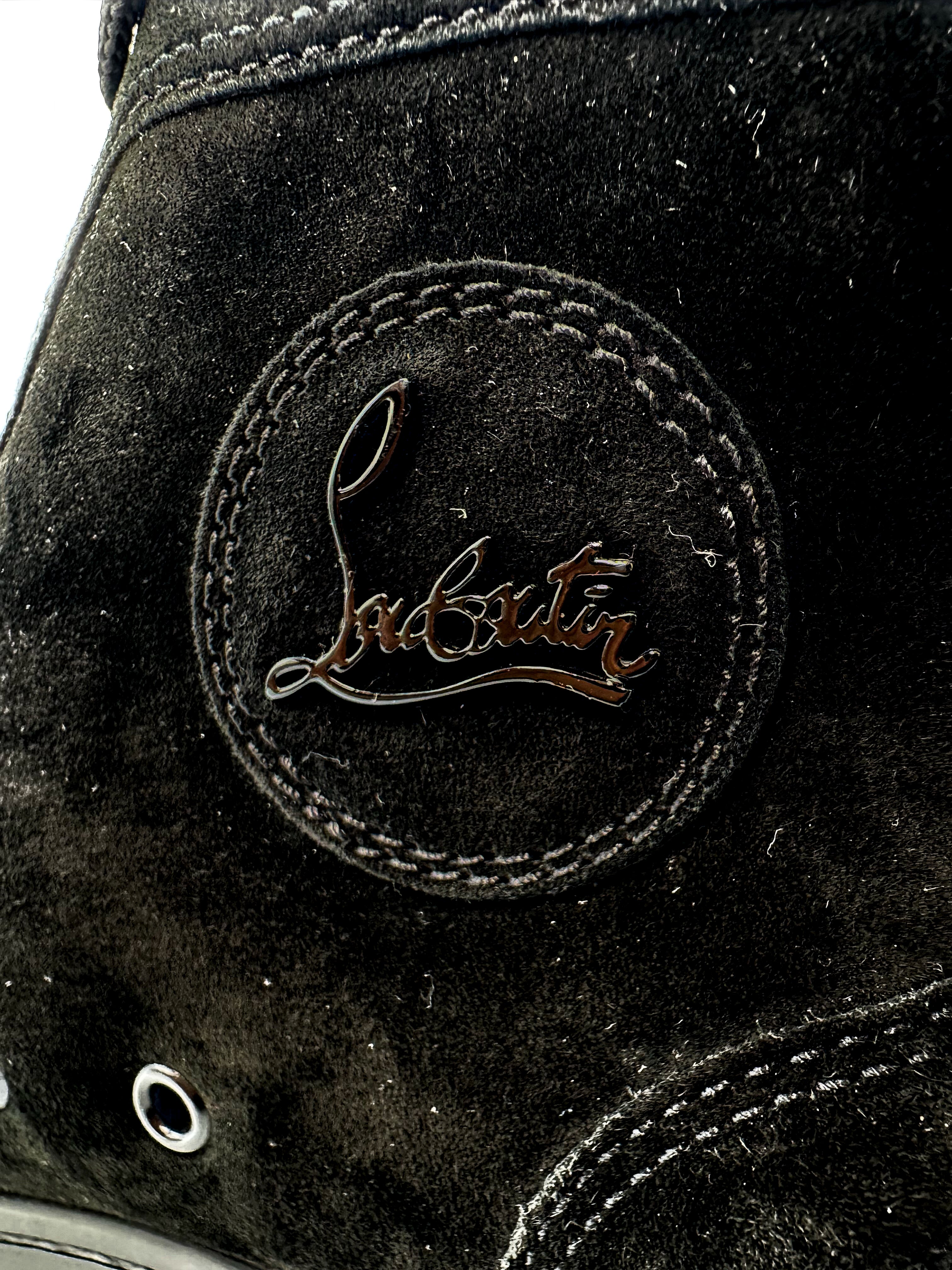 CHRISTIAN LOUBOUTIN - LOUIS FLAT BLACK/BLACK/BK