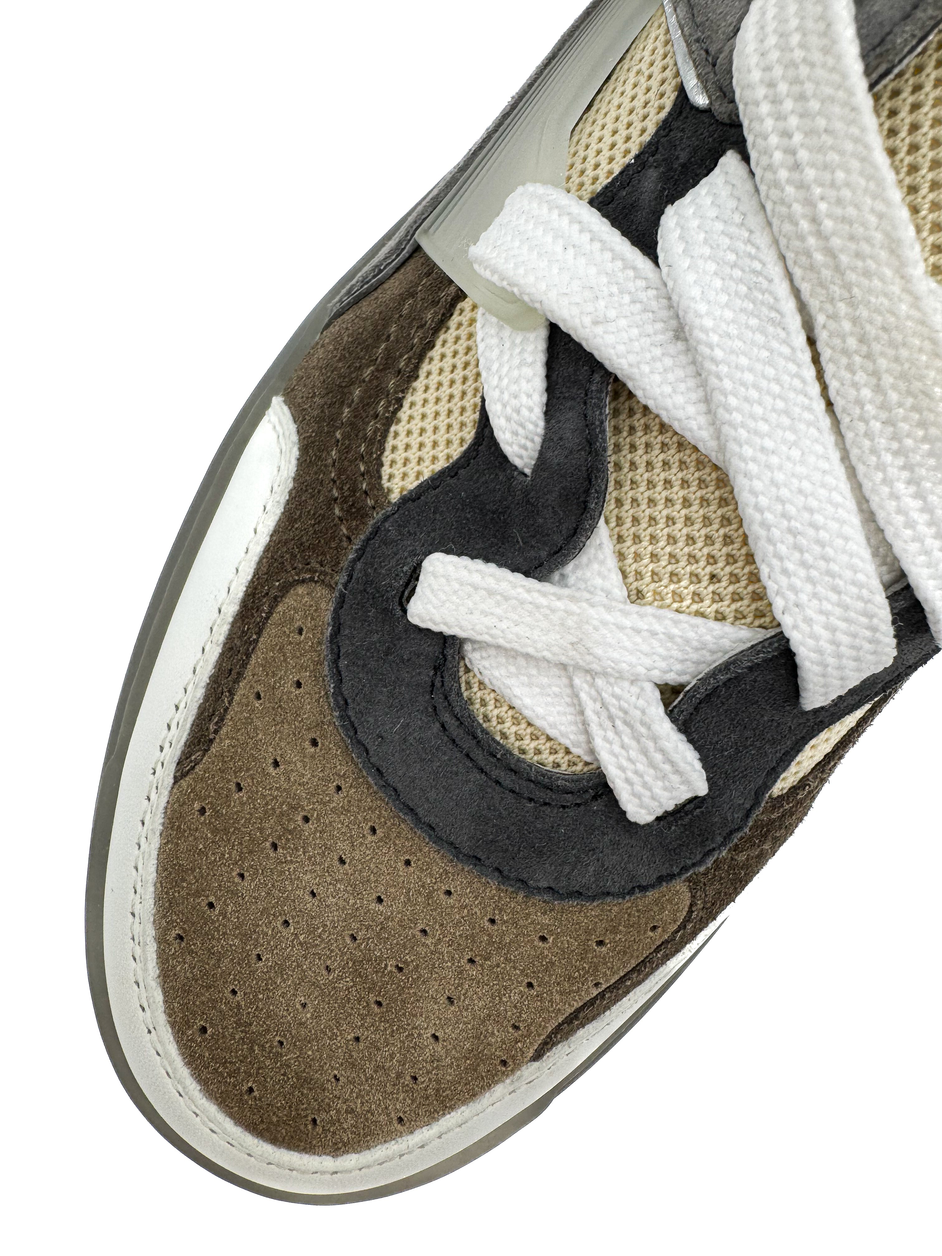 CHRISTIAN LOUBOUTIN - ASTROLOUUBI MID FLAT SAHARIENNE/ SMOKE GREY