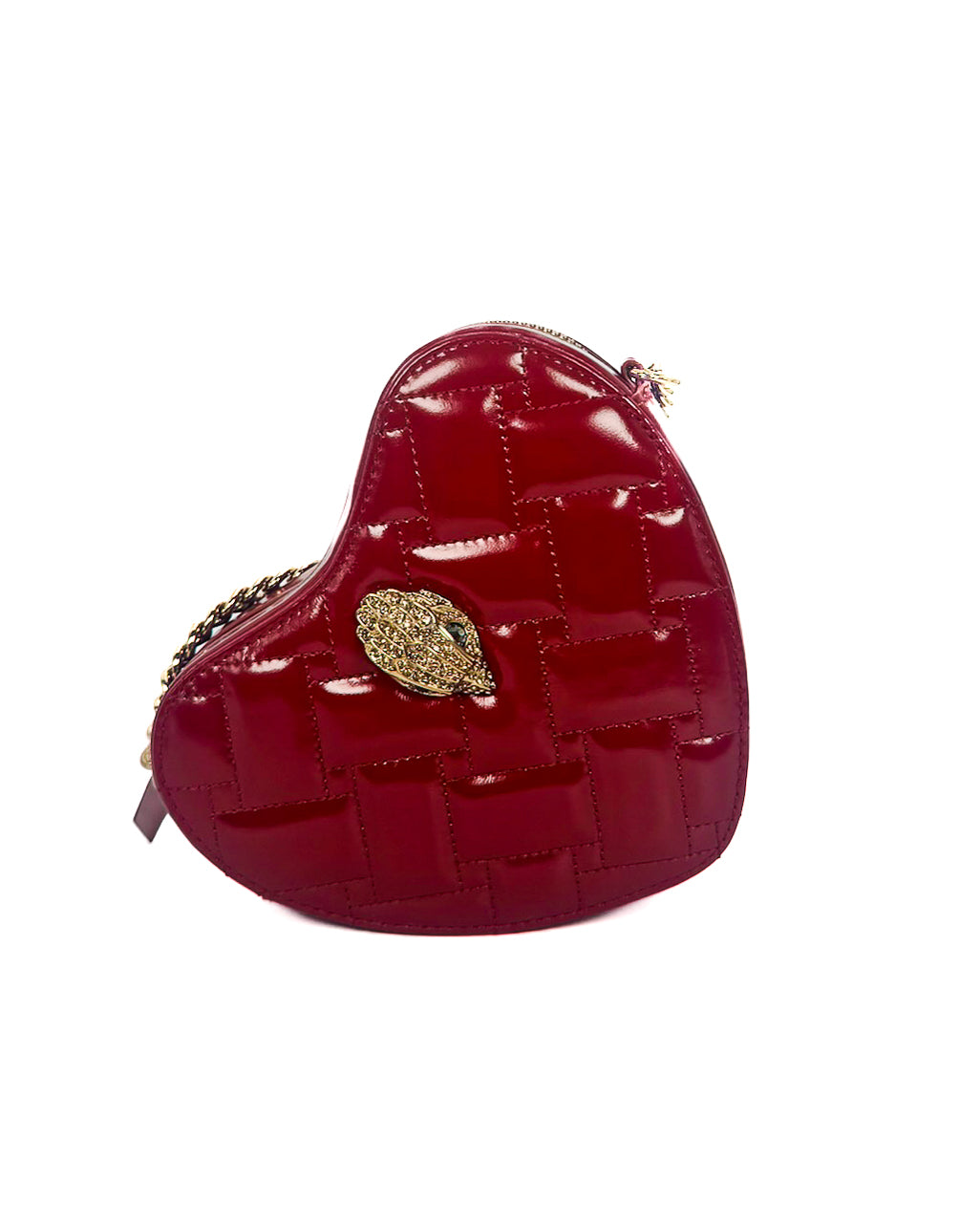 KURT GEIGER - KENSINGTON HEART BAG RED