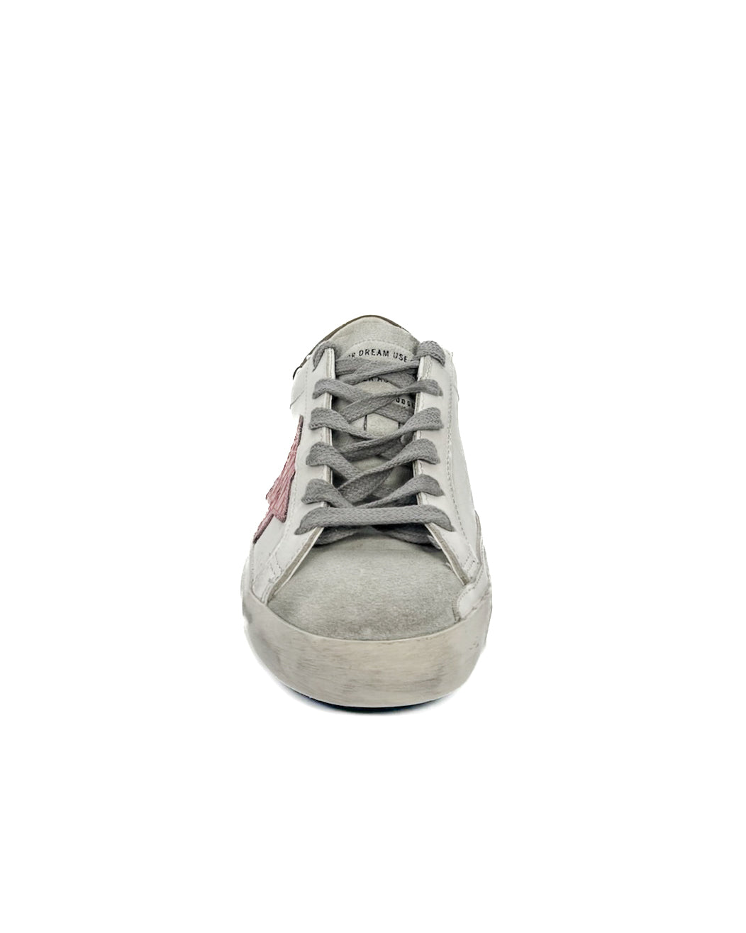 GOLDEN GOOSE - SUPER STAR CLASSIC WITH LIST WHITE/ICE/ASH ROSE/T
