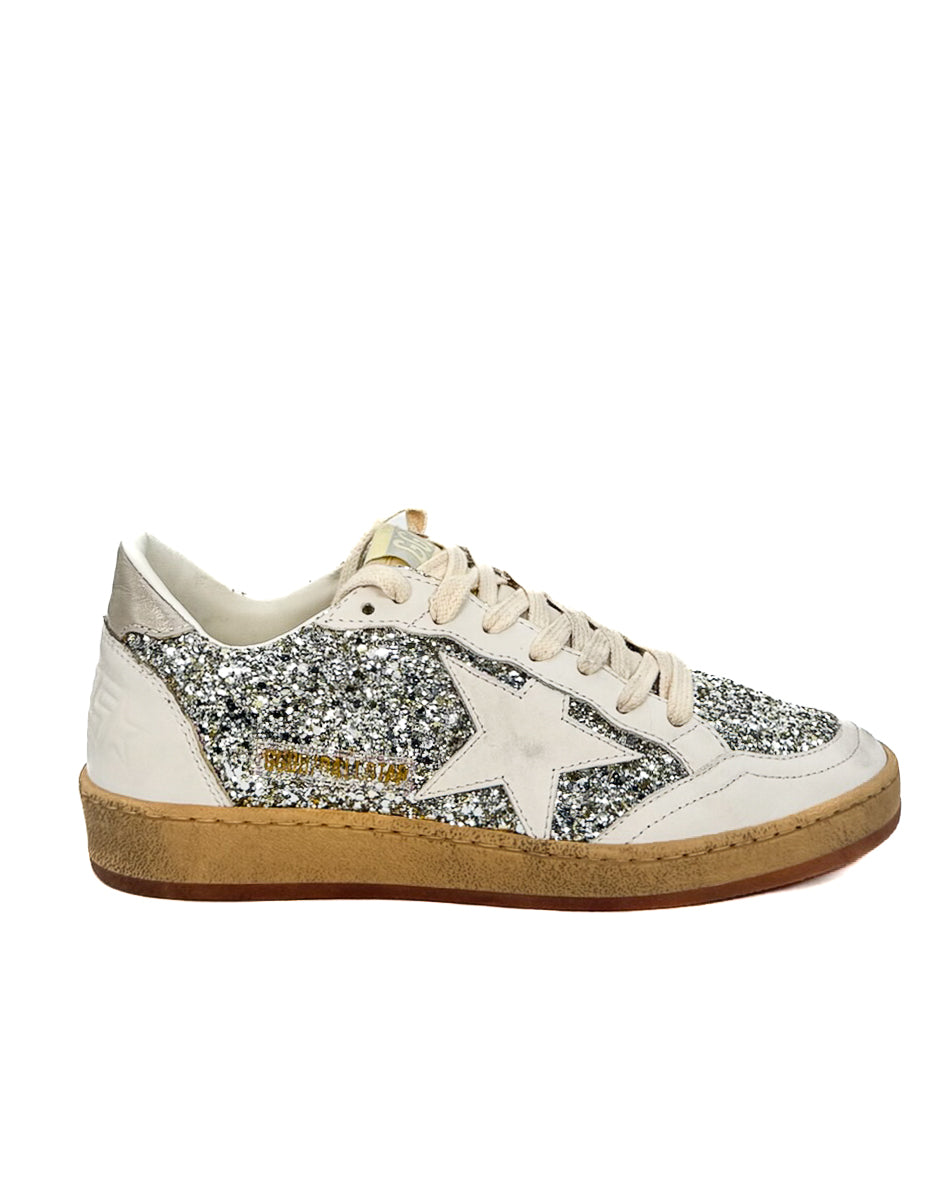 GOLDEN GOOSE - BALL STAR PLATINUIM MILK WITHE