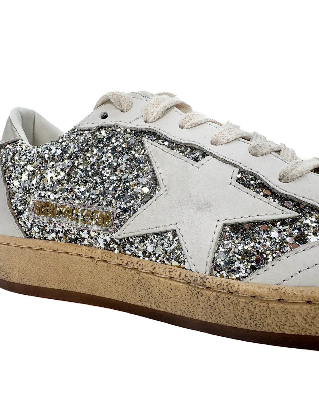 GOLDEN GOOSE - BALL STAR PLATINUIM MILK WITHE