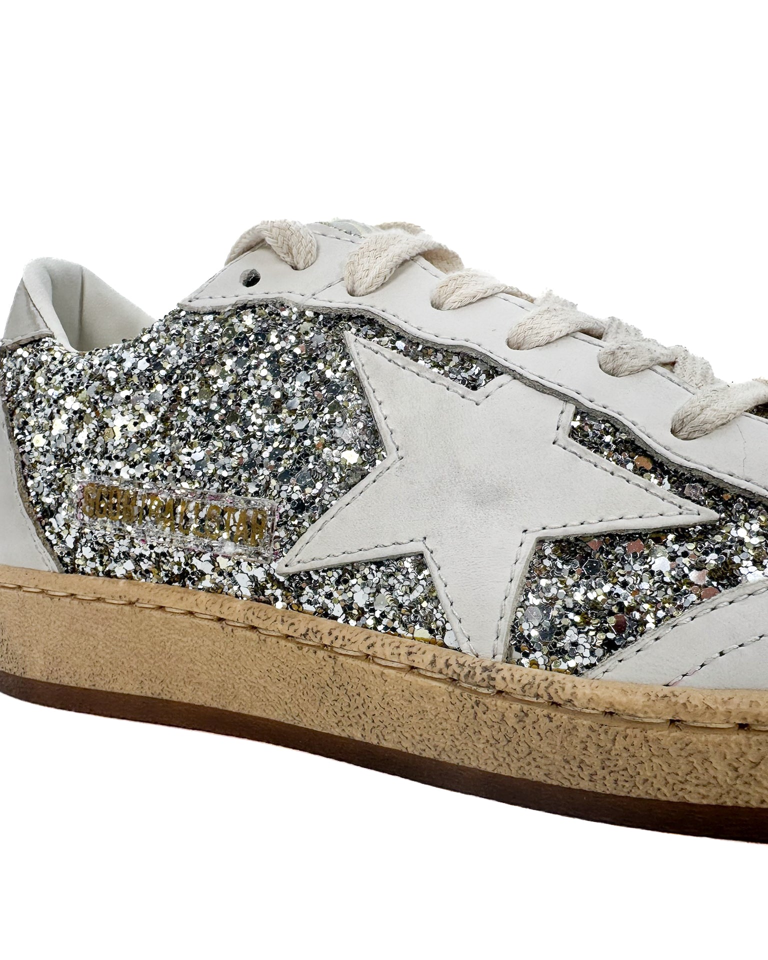 GOLDEN GOOSE - BALL STAR PLATINUIM MILK WITHE