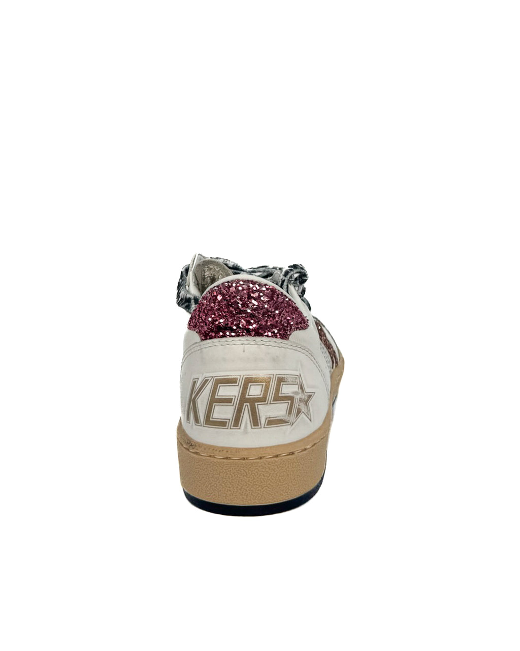 GOLDEN GOOSE - BALL STAR WHITE/PEACH/PINK