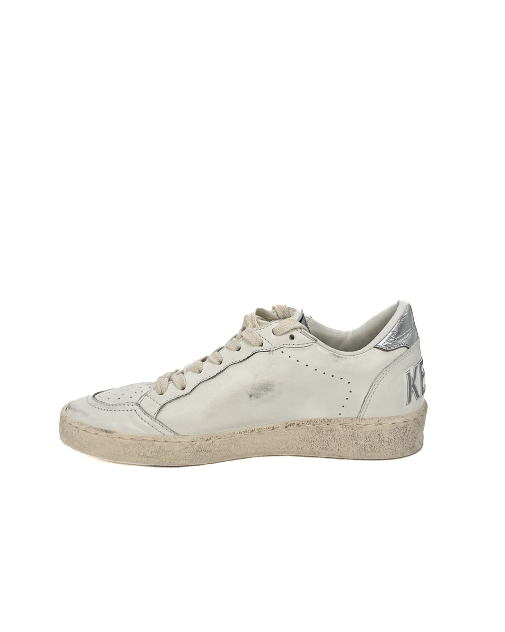GOLDEN GOOSE - BALL STAR WHITE/SILVER/PLATINU