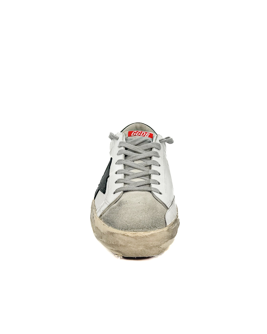 GOLDEN GOOSE - SUPER STAR CLASSIC WITH LIST WHITE/ICE/ARMY GREEN
