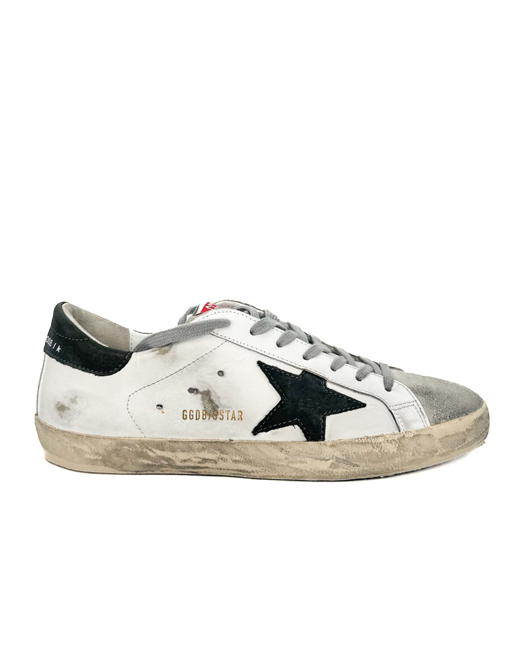 GOLDEN GOOSE - SUPER STAR CLASSIC WITH LIST WHITE/ICE/ARMY GREEN