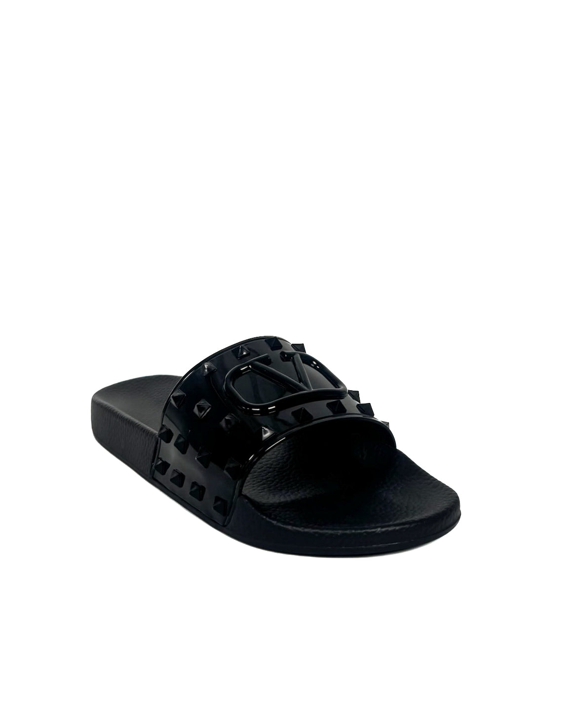 VALENTINO - SUMMER VLOGO SIGNATURE SILDER BLACK