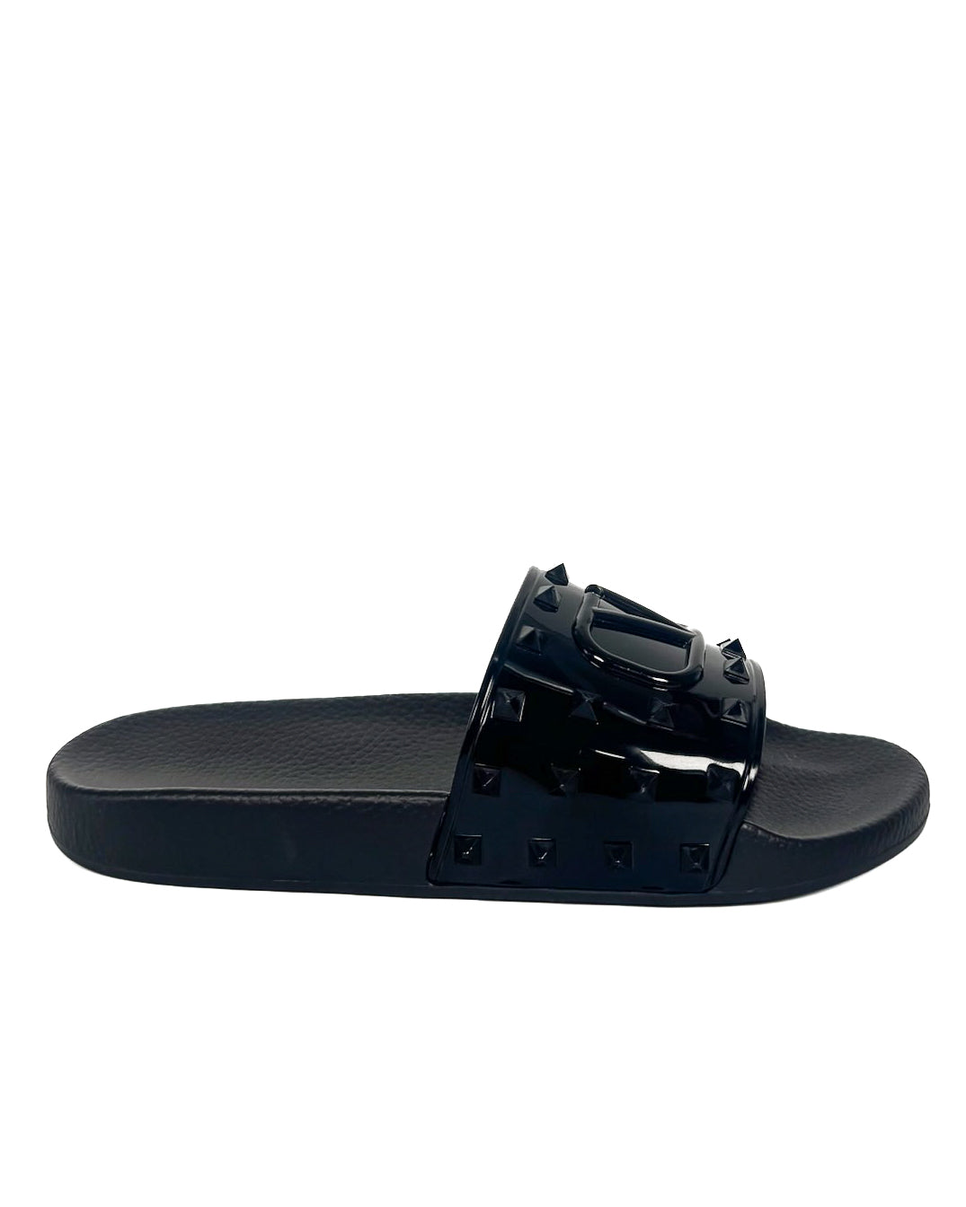 VALENTINO - SUMMER VLOGO SIGNATURE SILDER BLACK