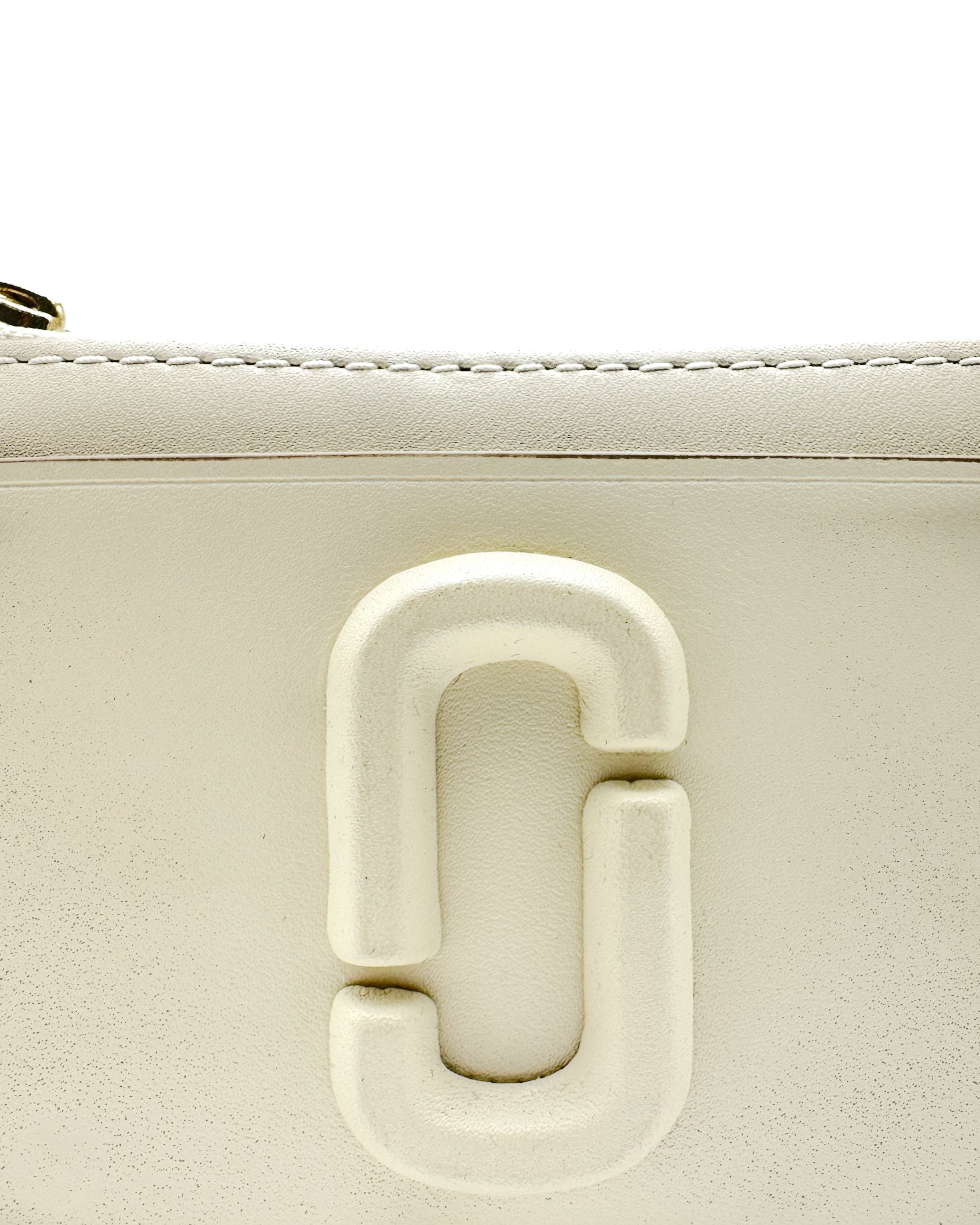 MARC JACOBS - TOP ZIP MULTI WALLET WHITE