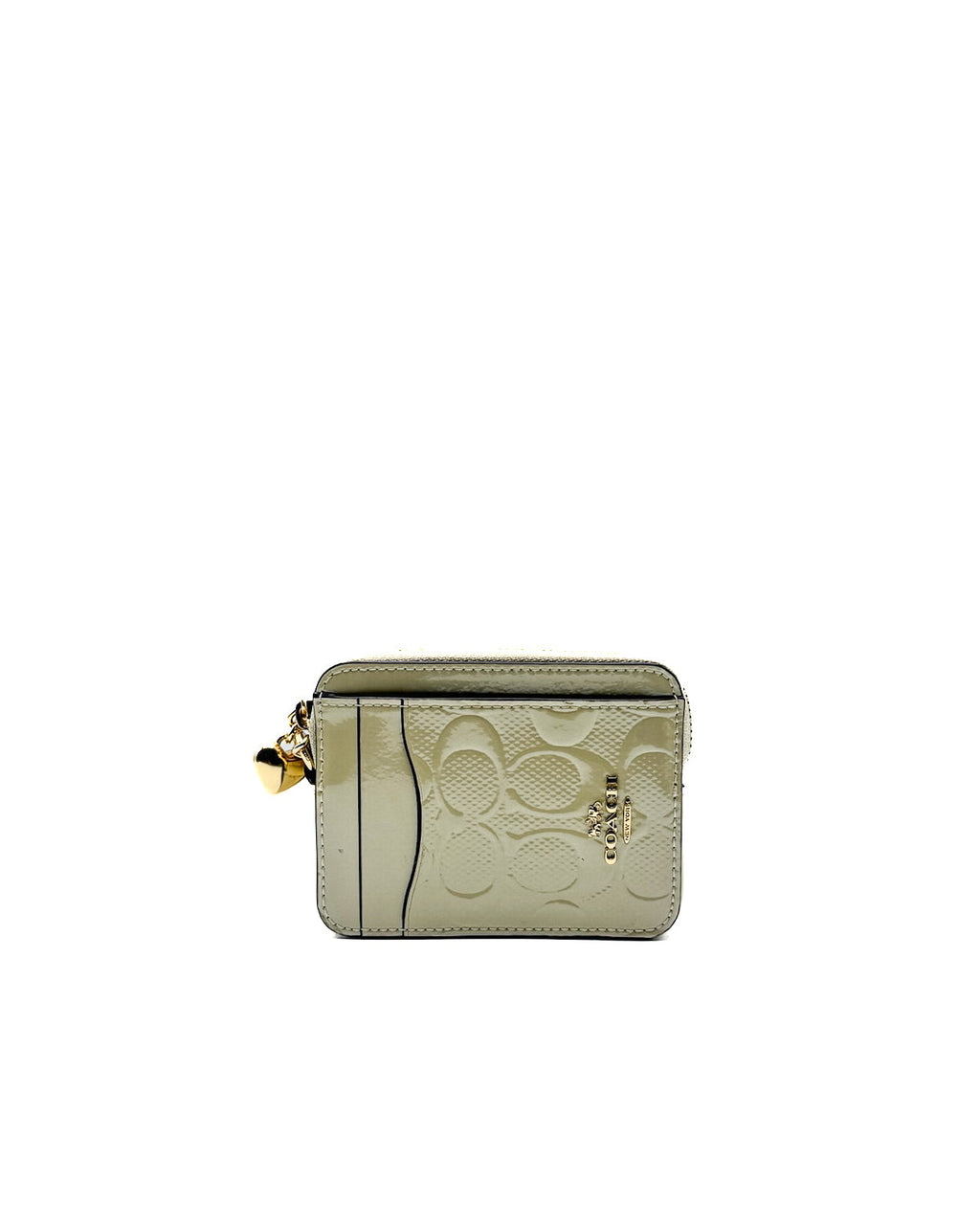 COACH - ZIP CC PTNT SIG CHALK