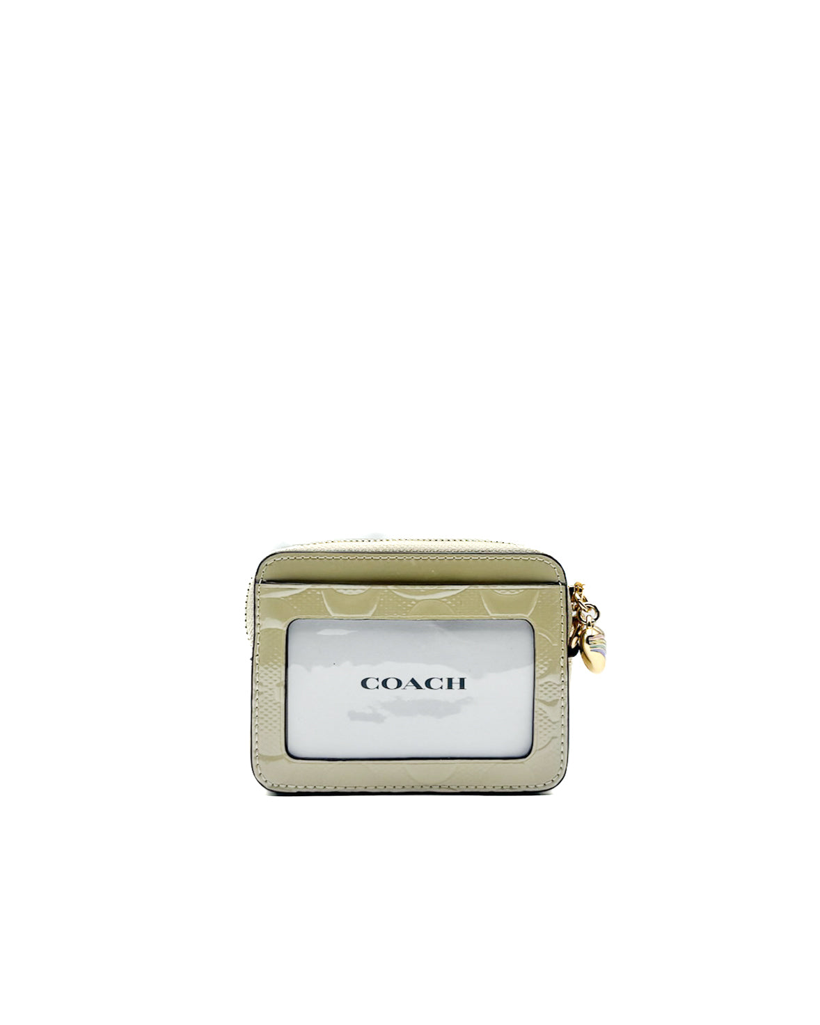 COACH - ZIP CC PTNT SIG CHALK