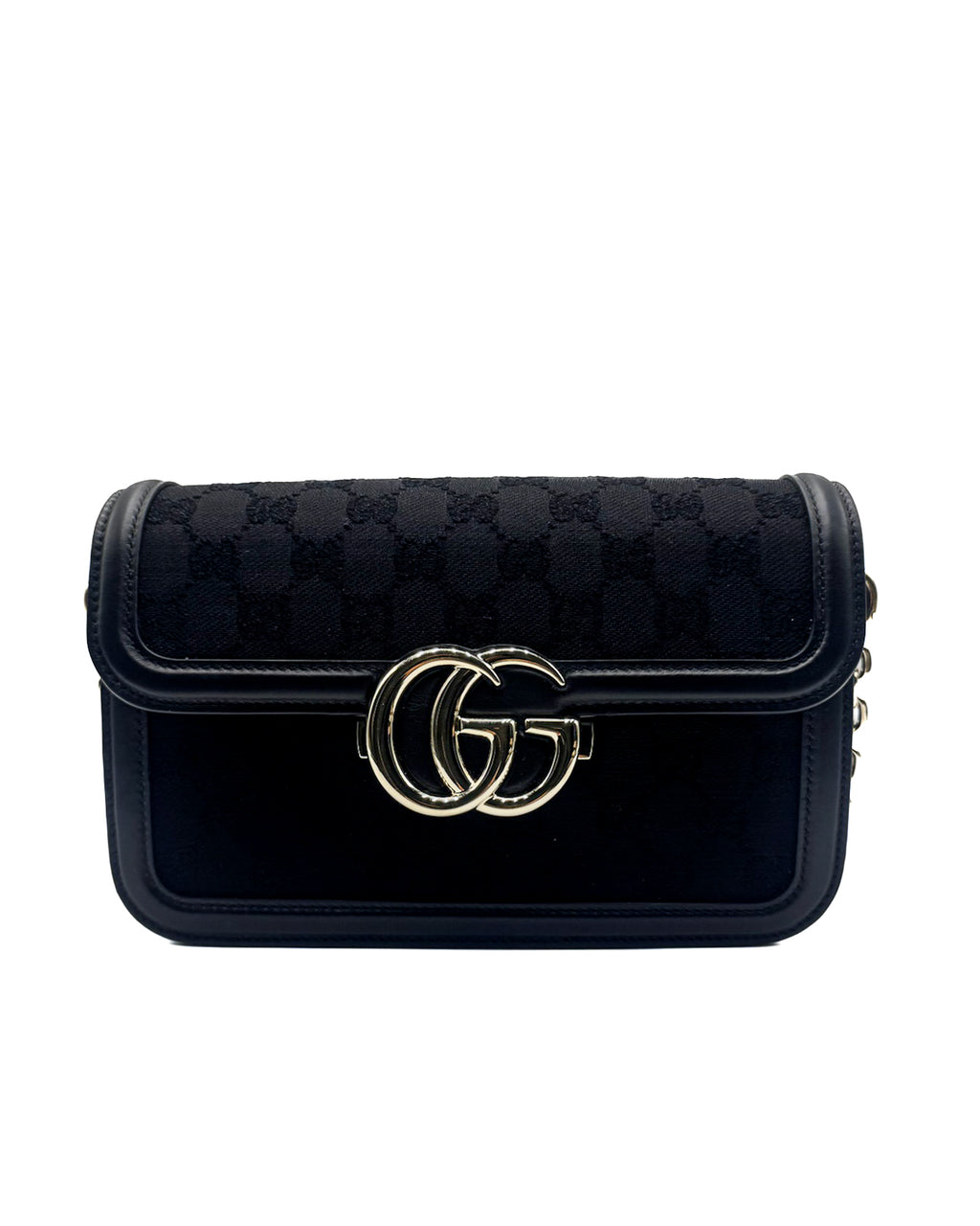 GUCCI - CREPE WOOL SIL GG-ARABELLA BLACK/BLACK